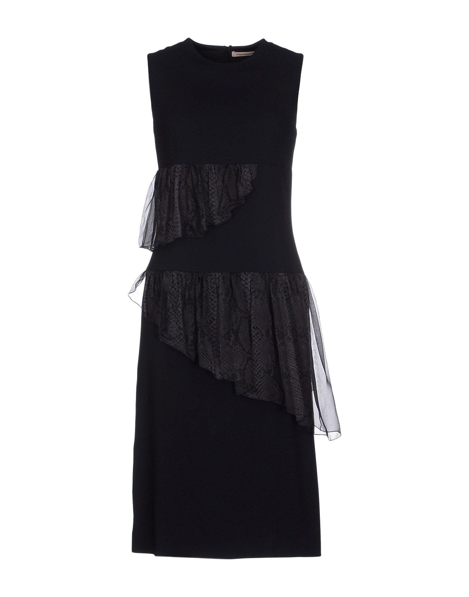 Lyst - Christopher Kane Knee-length Dress in Black