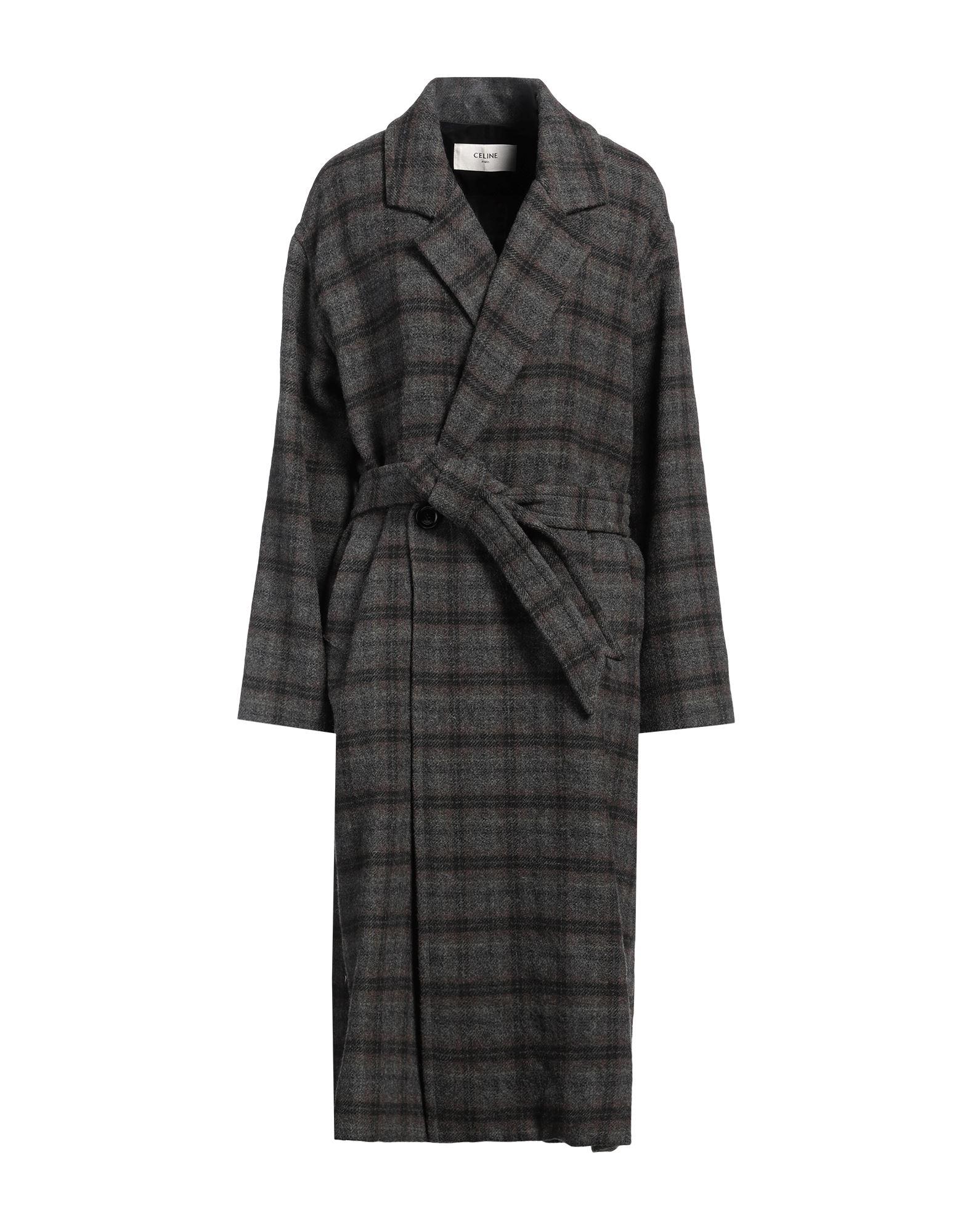 celine-Grey-Charcoal-Coat-Wool celine-Grey-Charcoal-Coat-Wool