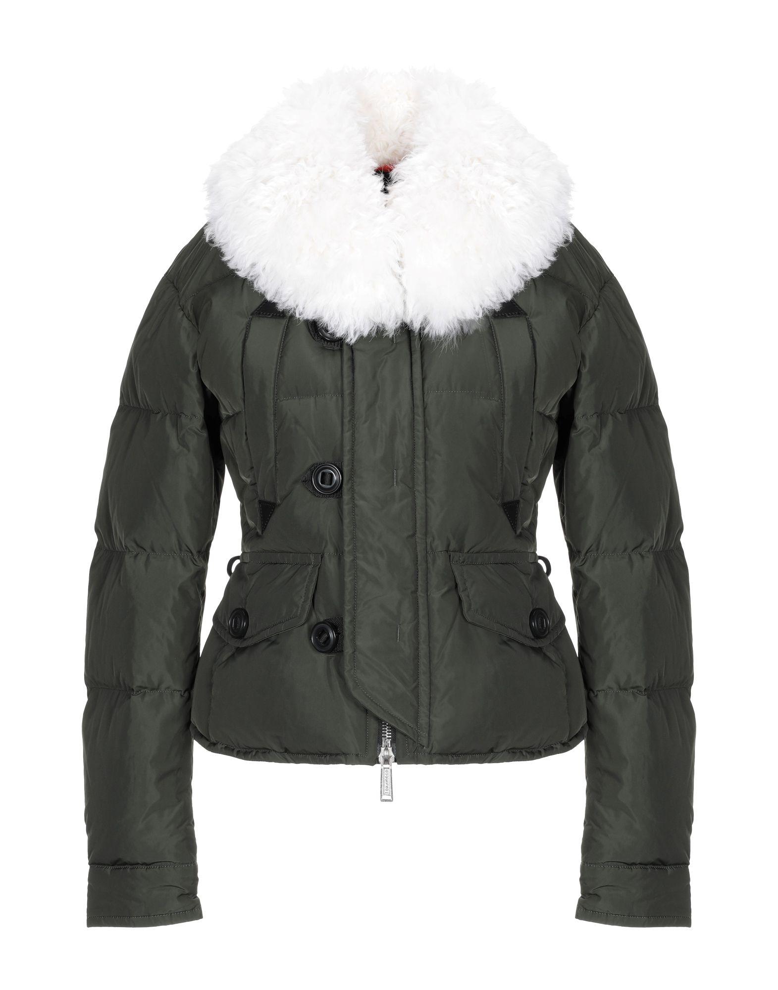 DSquared² Synthetic Down Jacket in Dark Green (Green) - Lyst