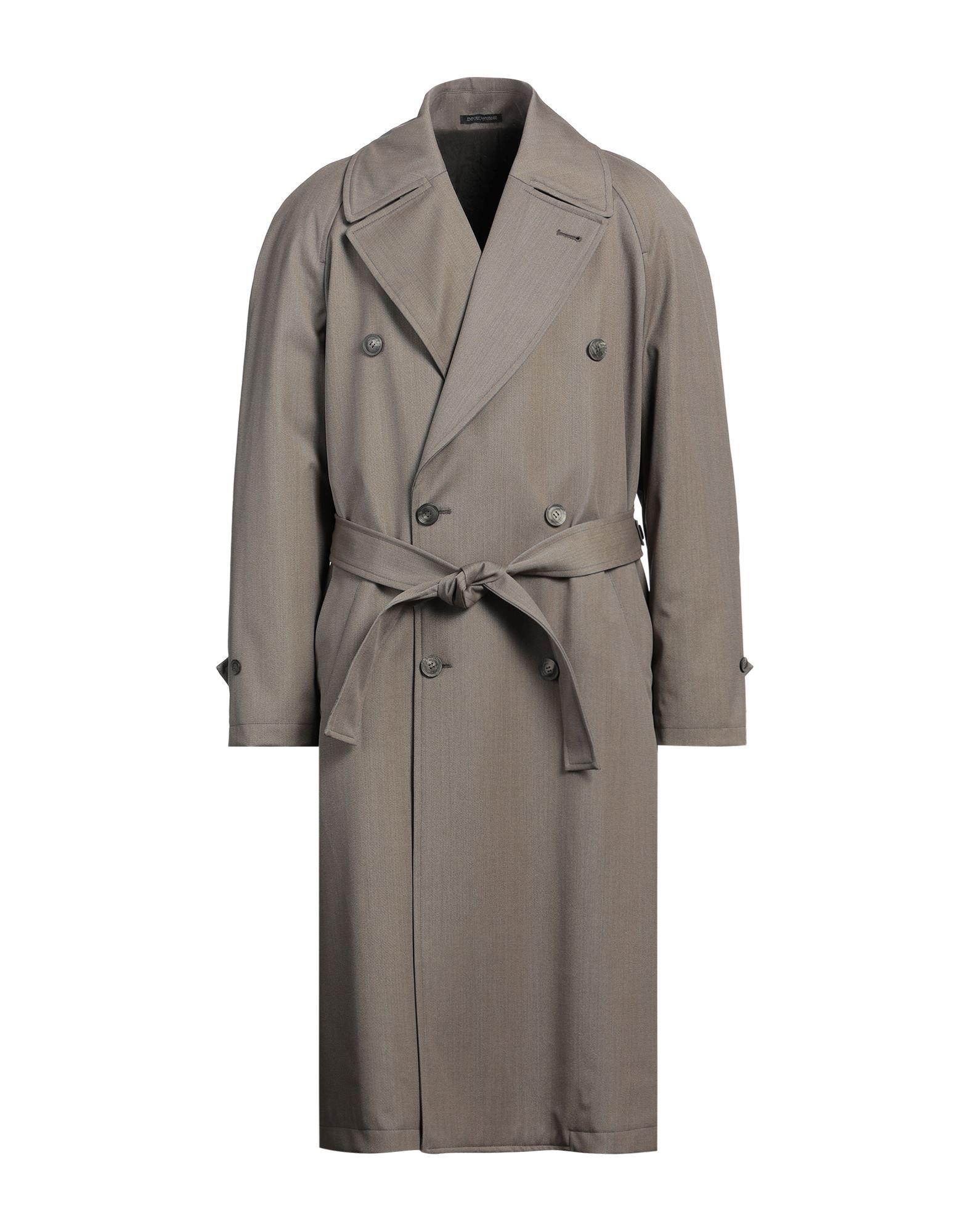 Giorgio online Armani Khaki Tan Single Breasted Trench Coat w/ Removable Liner Size 58