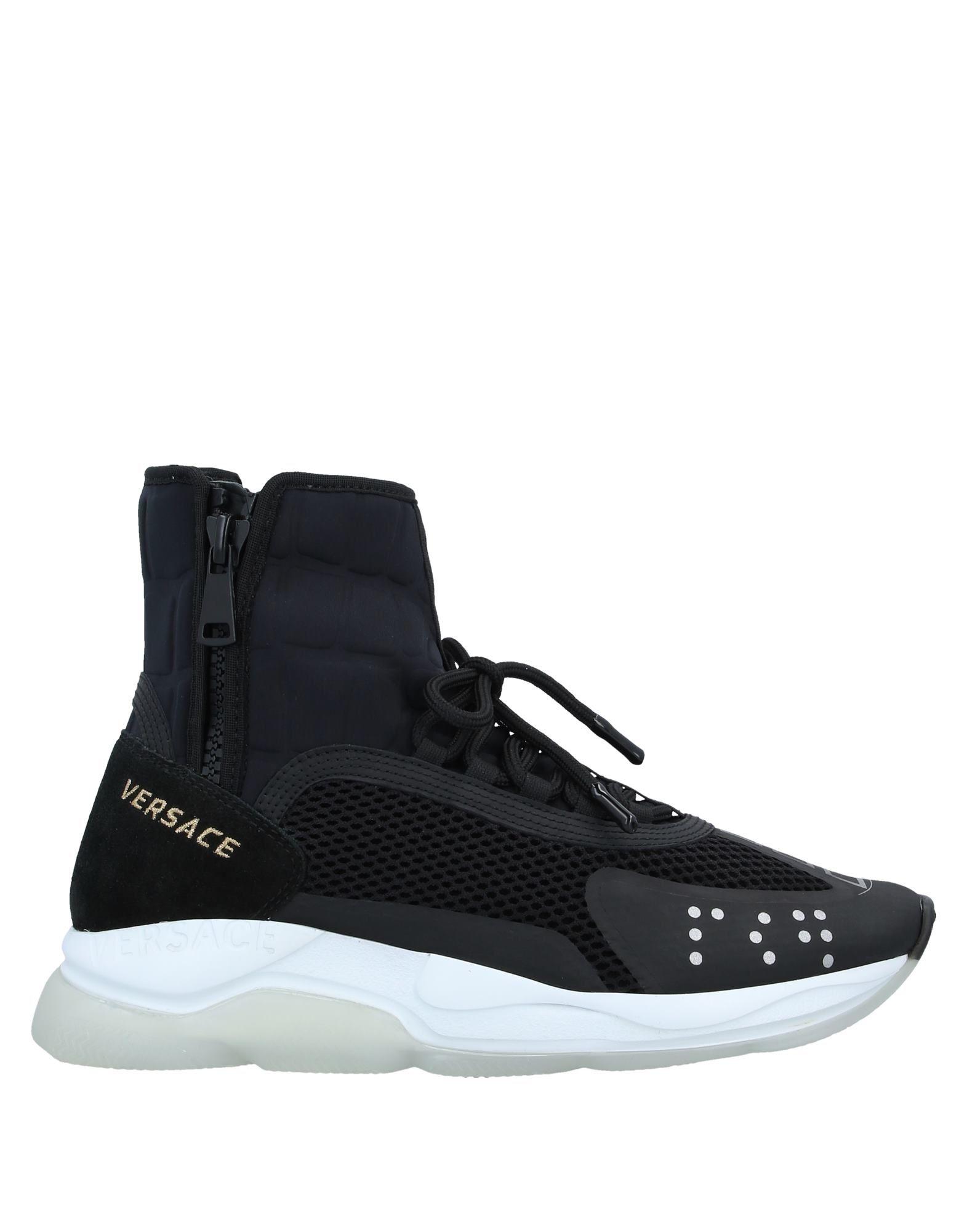 black versace high top sneakers