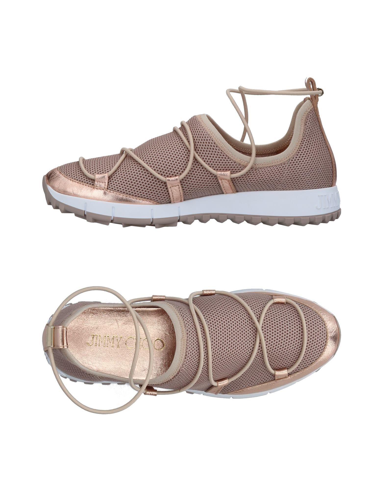 Jimmy Choo Leather Low-tops & Sneakers in Pastel Pink (Pink) - Lyst