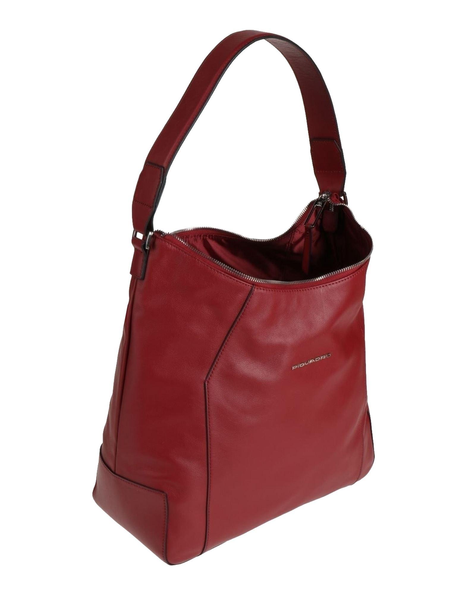 Piquadro Shoulder Bag in Red | Lyst