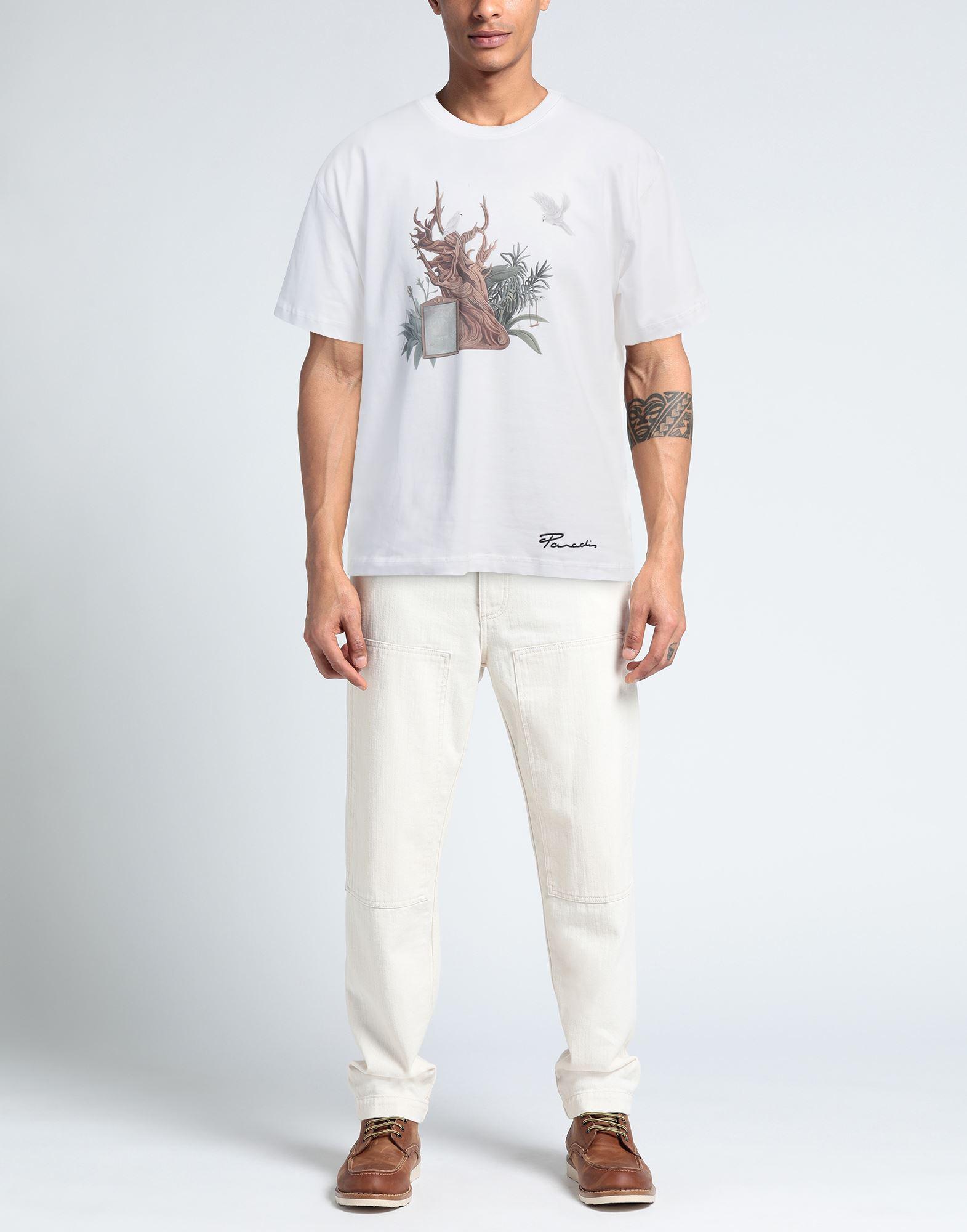 White 3.PARADIS T-shirts for Men | Lyst