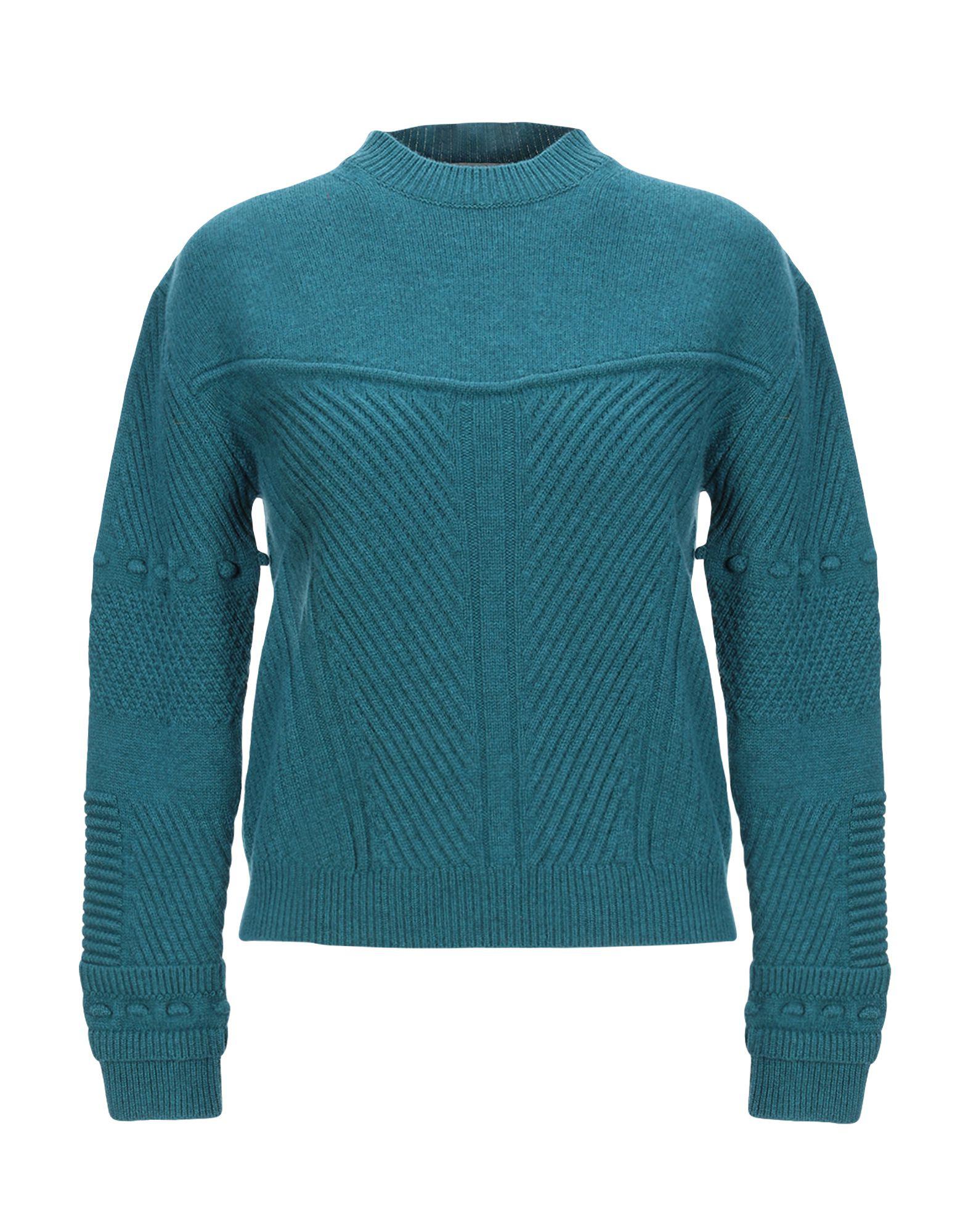 Carolina Herrera Wool Sweater in Slate Blue (Blue) - Lyst