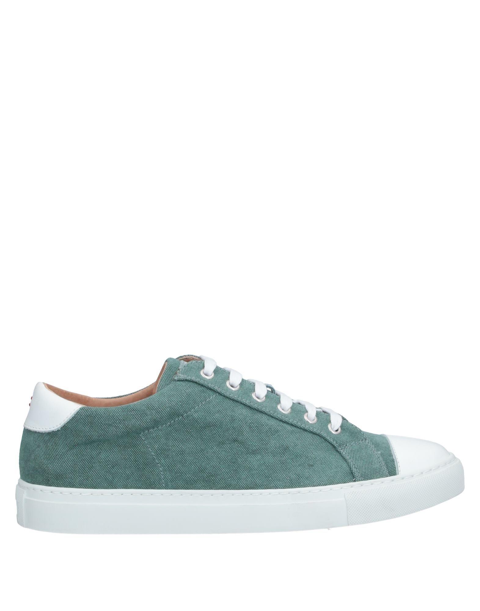 Eleventy Leather Lowtops &amp; Sneakers in Green for Men Lyst