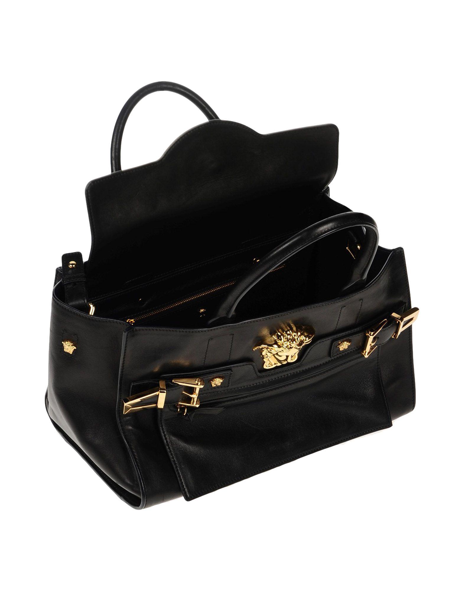 Lyst Versace Handbag in Black