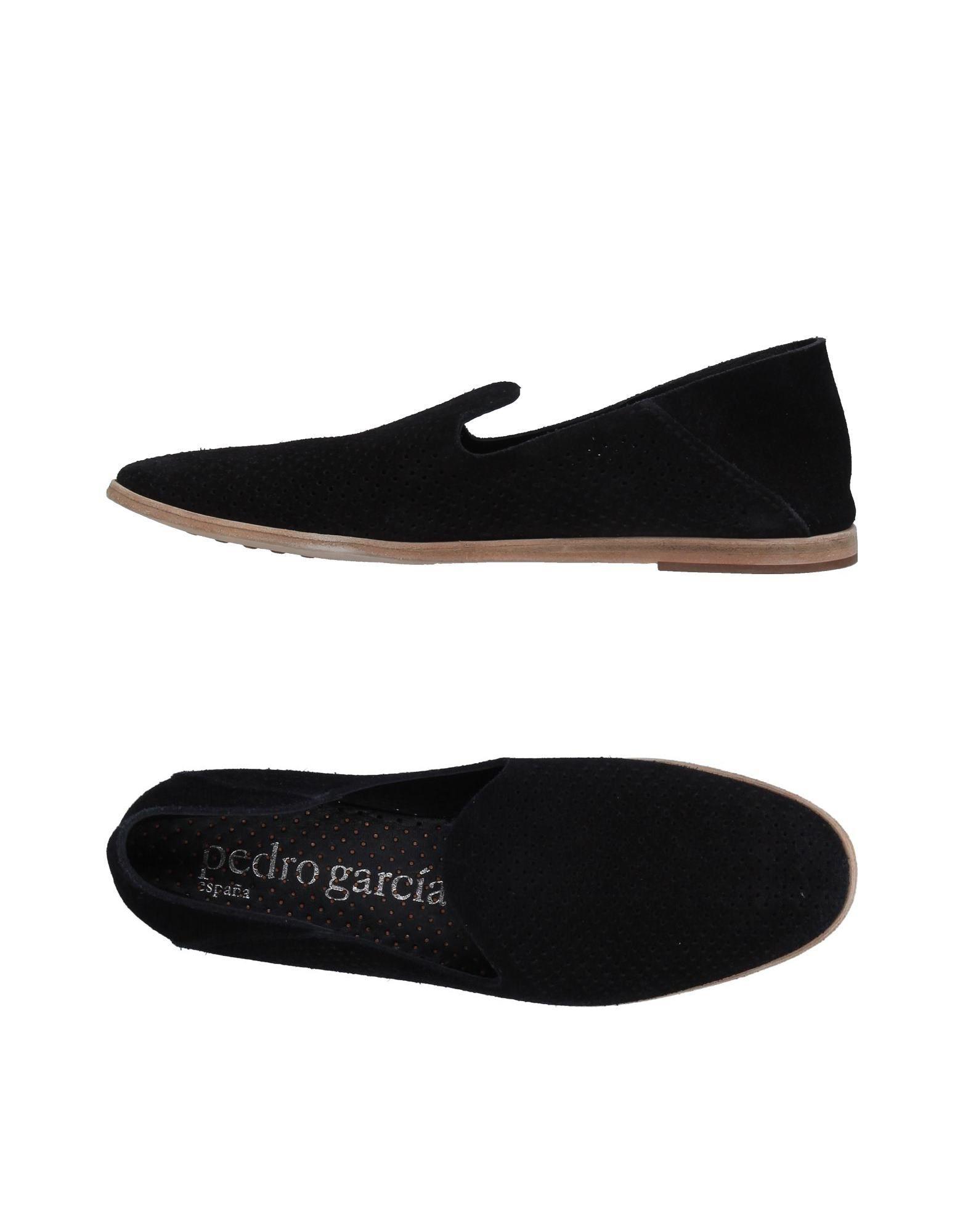 Pedro Garcia Leather Loafer in Black - Lyst