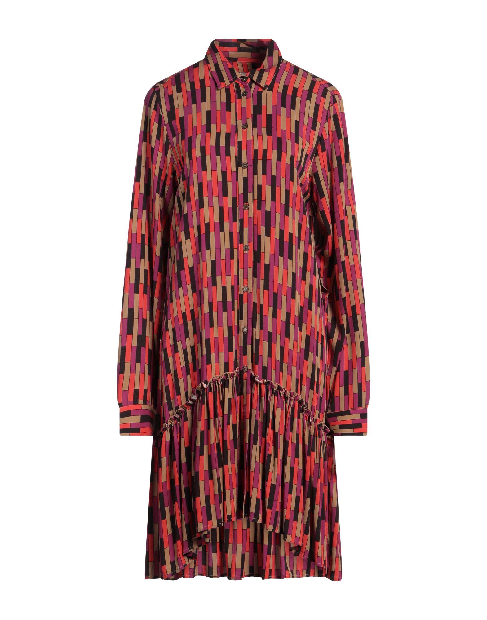 0039 italy shirt dress 0039 ITALY JULENE shirt dress with linen in light blue / dark blue