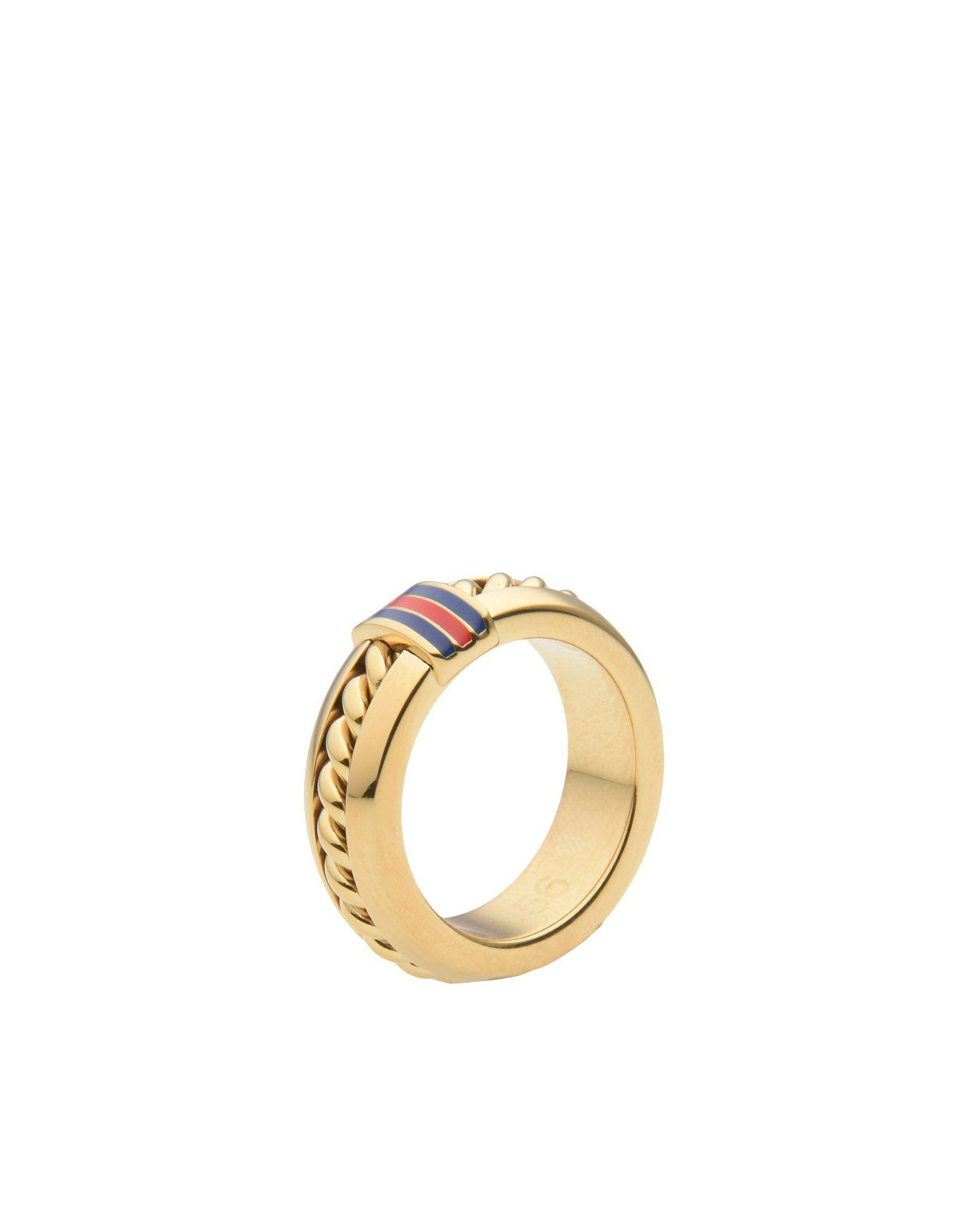 Tommy Hilfiger Ring in Gold (Metallic) - Lyst