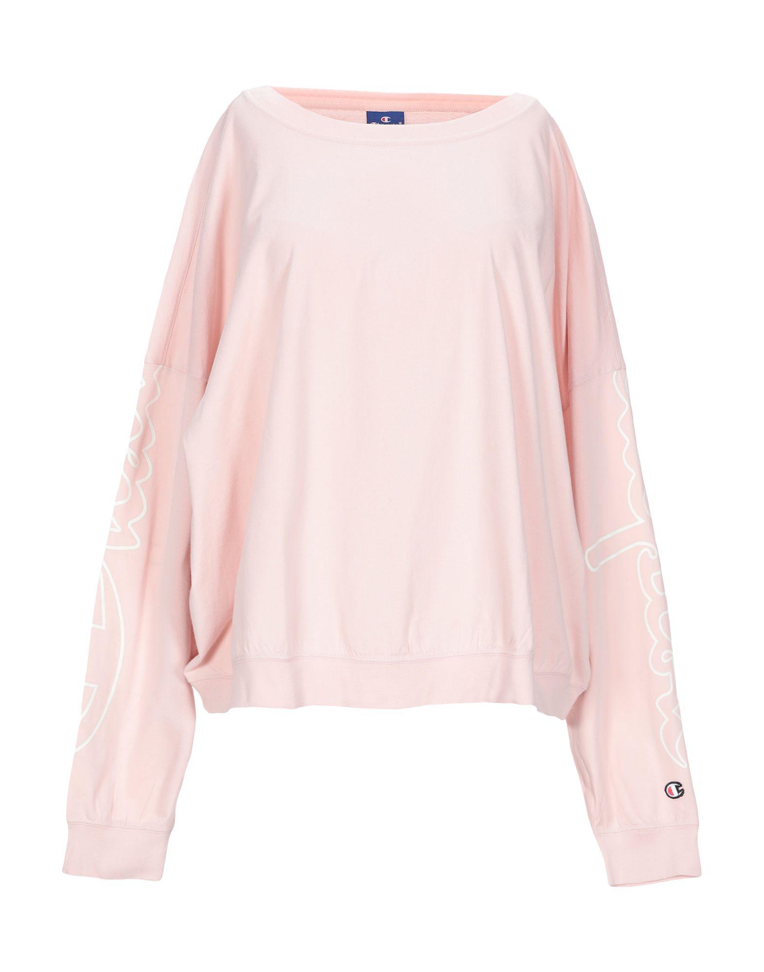 Champion Cotton T-shirt in Pink - Lyst