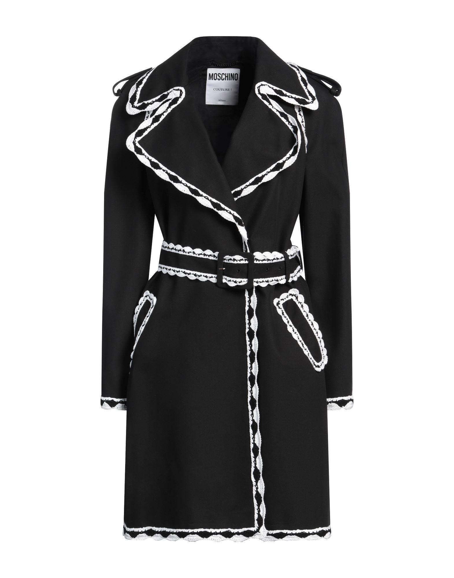 【関税＆送料込み】Moschino Single-Breasted Trench Moschino Trench coat-print Maxi Dress | White | FARFETCH