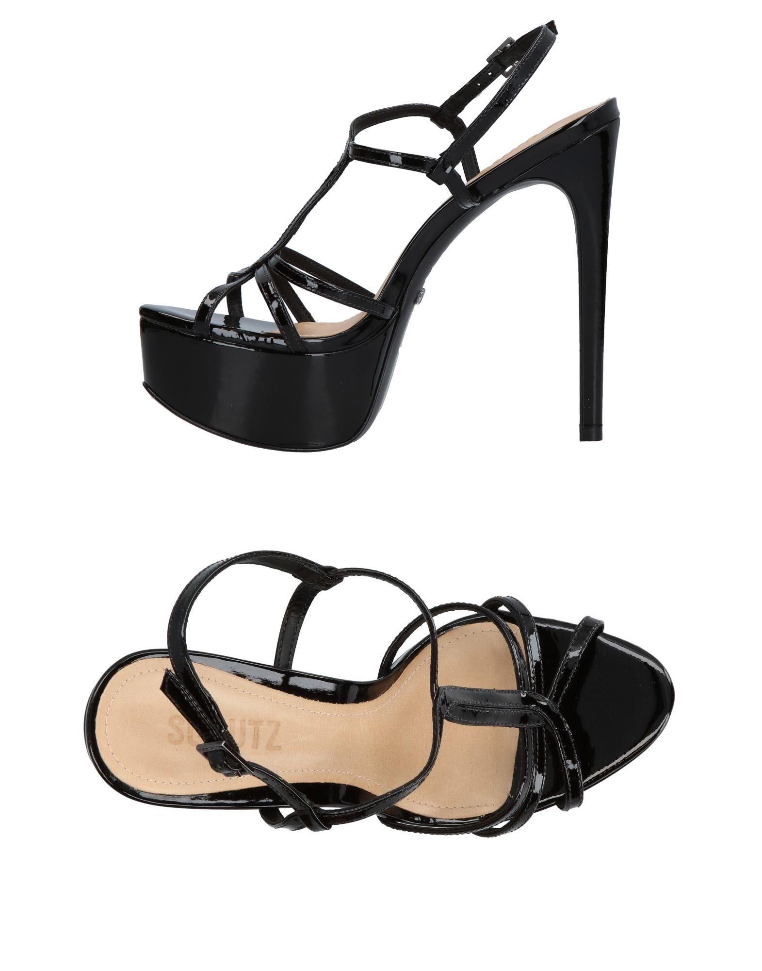 Lyst - Schutz Sandals in Black