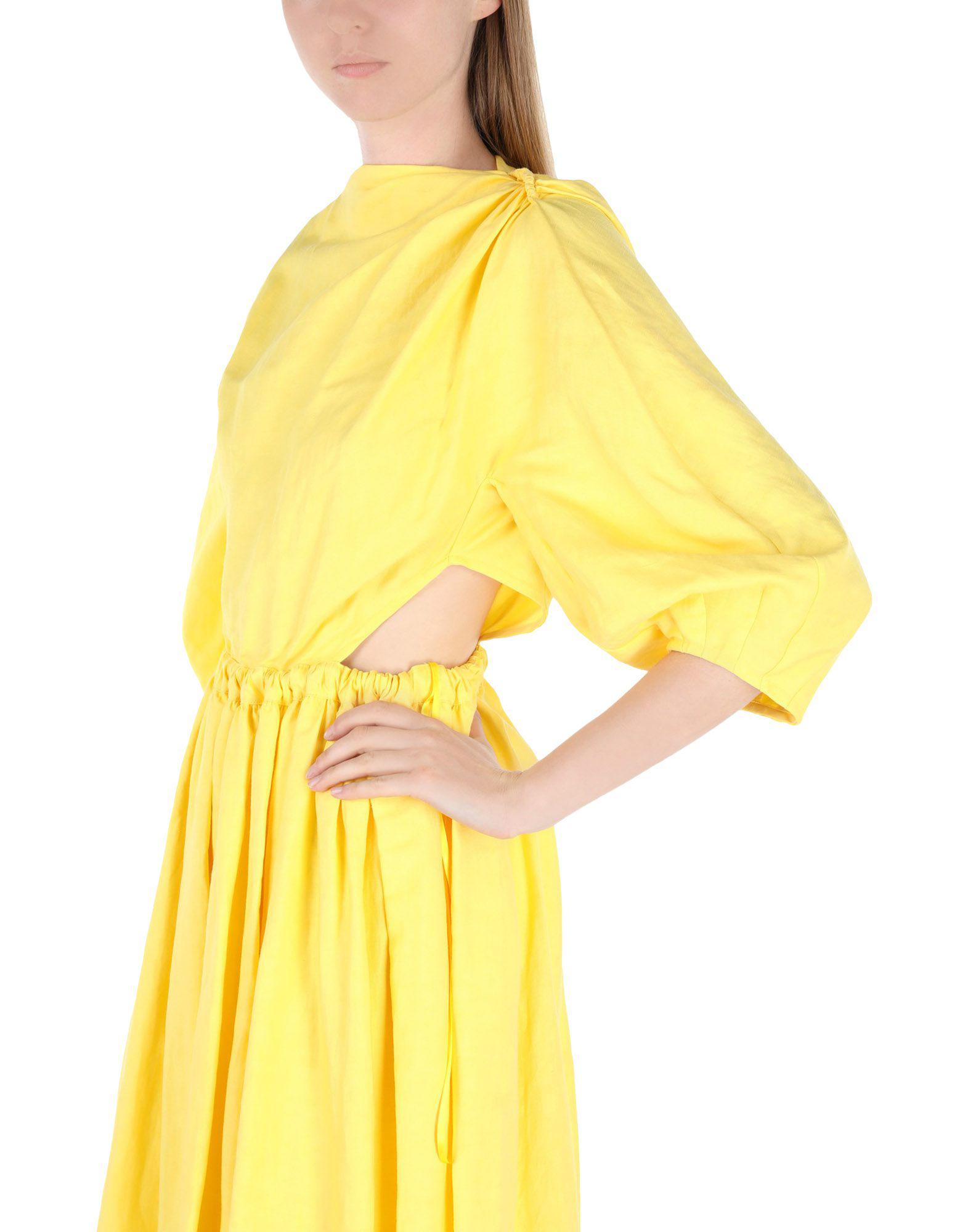 celine yellow dress