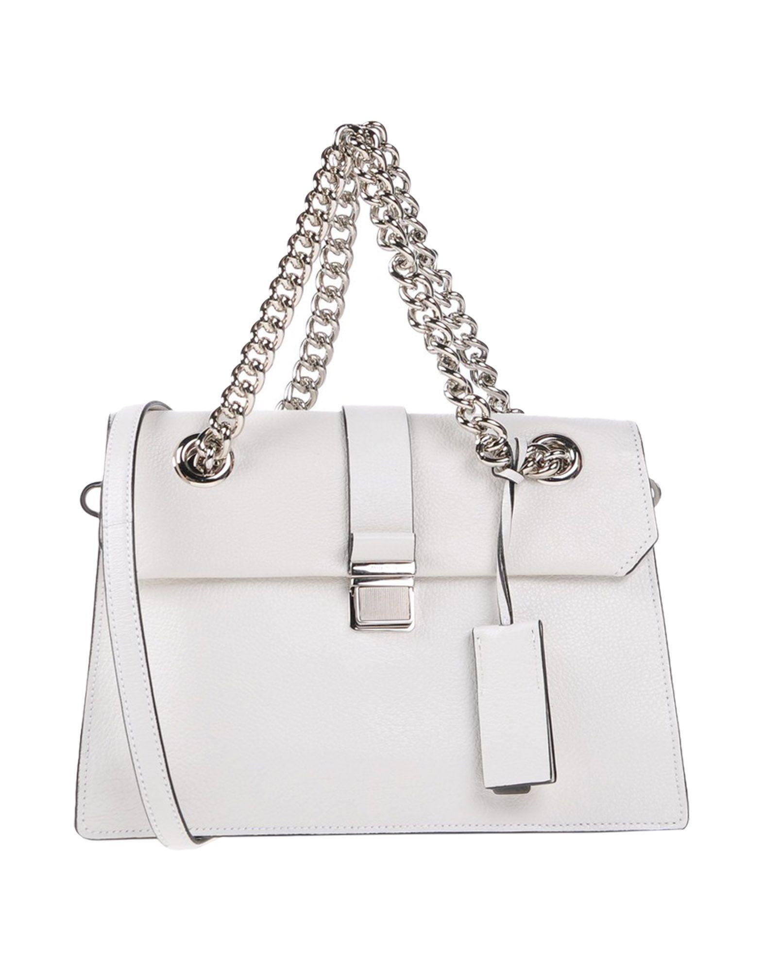 Miu Miu Leather Handbag in White - Lyst