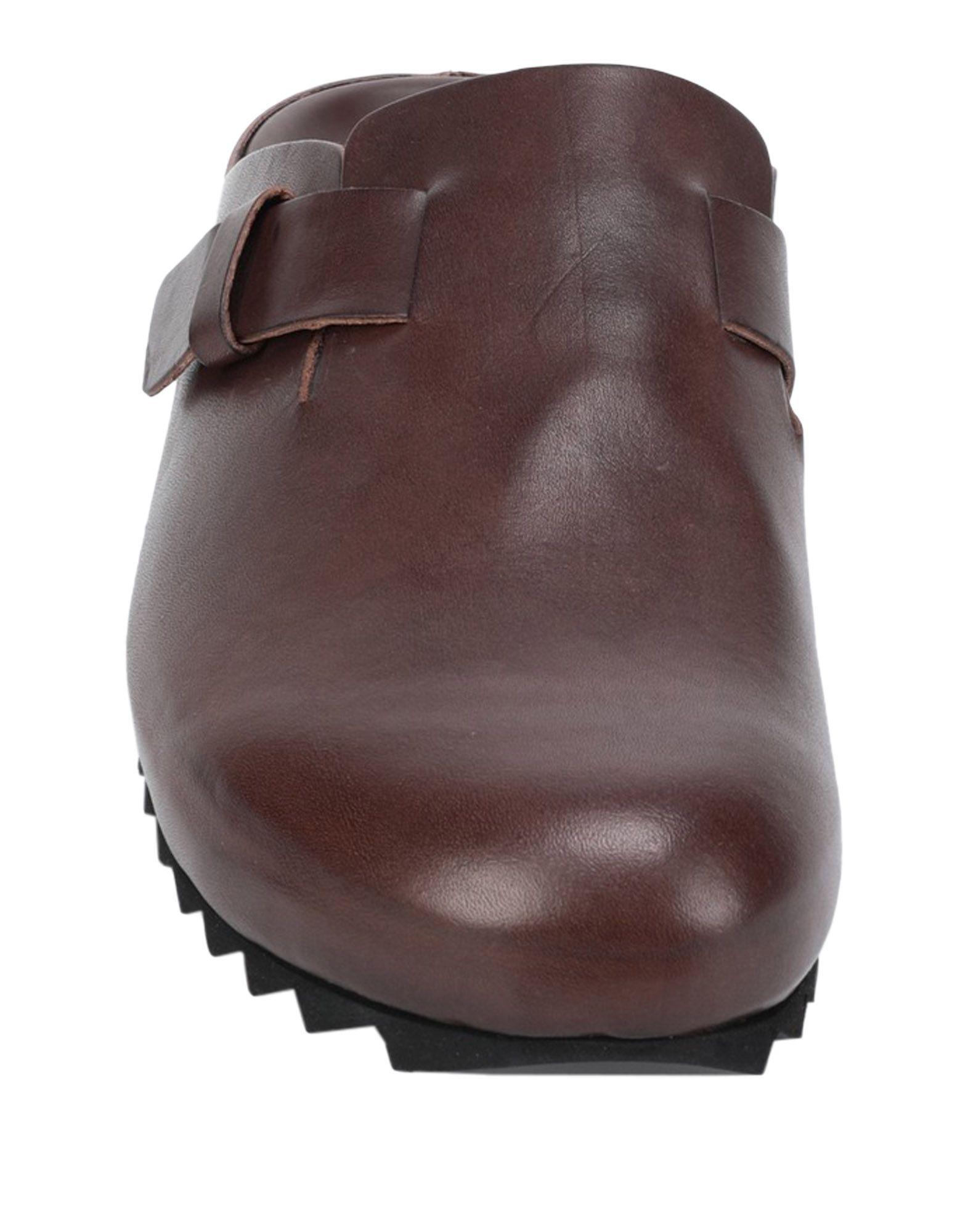 Officine Creative Leather Mules in Dark Brown (Brown) for Men Lyst