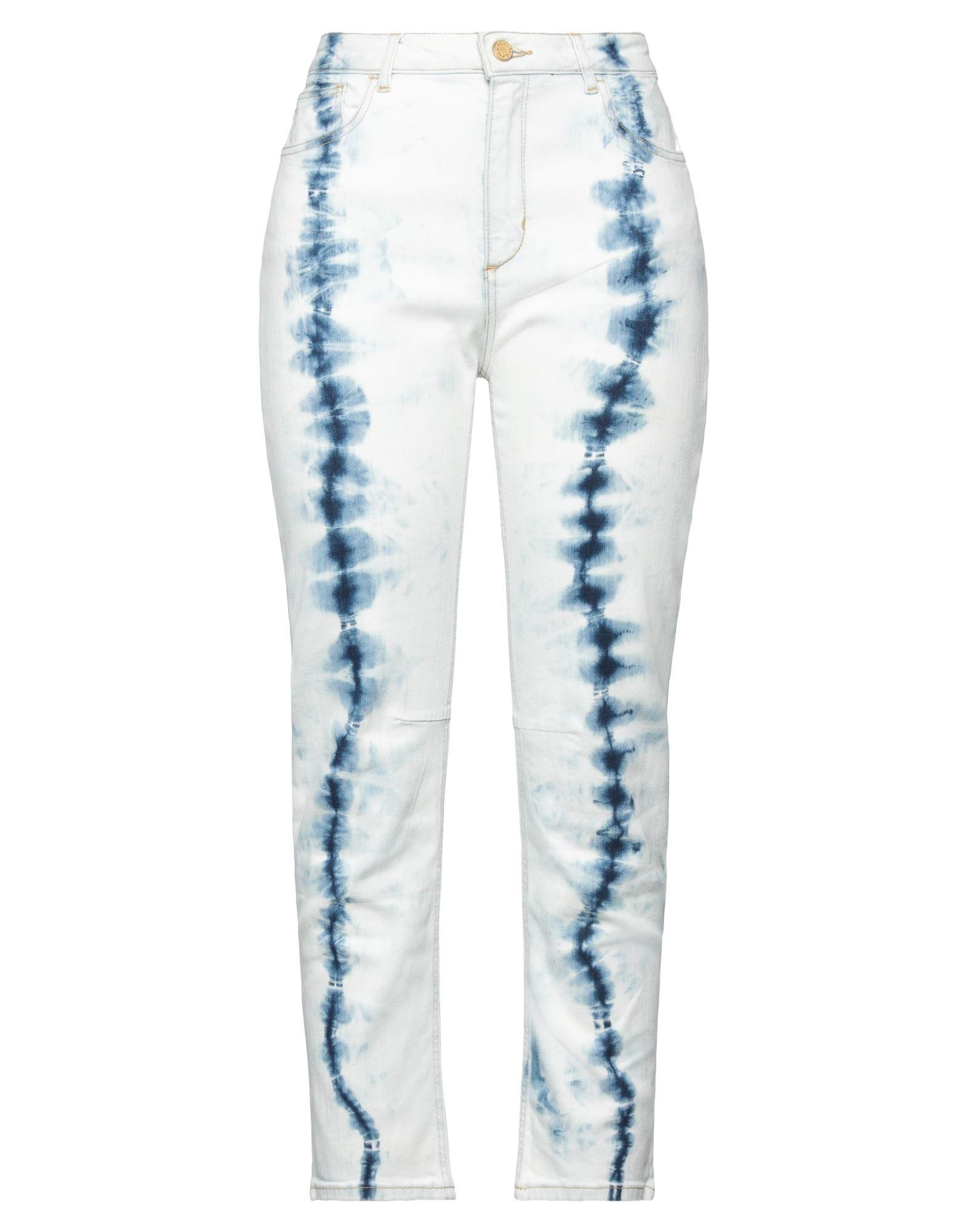 Manila Grace Denim Trousers in Blue | Lyst