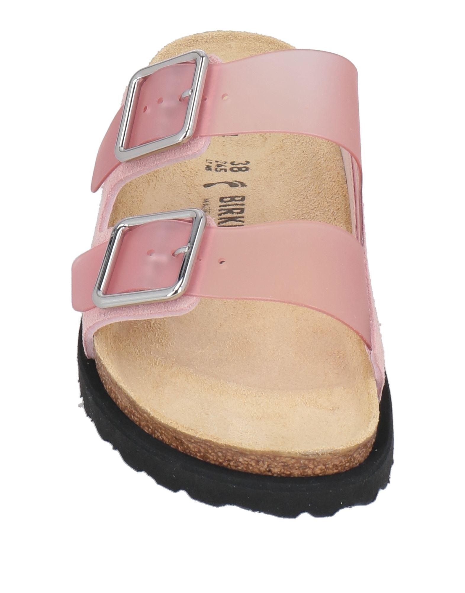 Birkenstock Sandals Plastic, Leather in Pink | Lyst UK