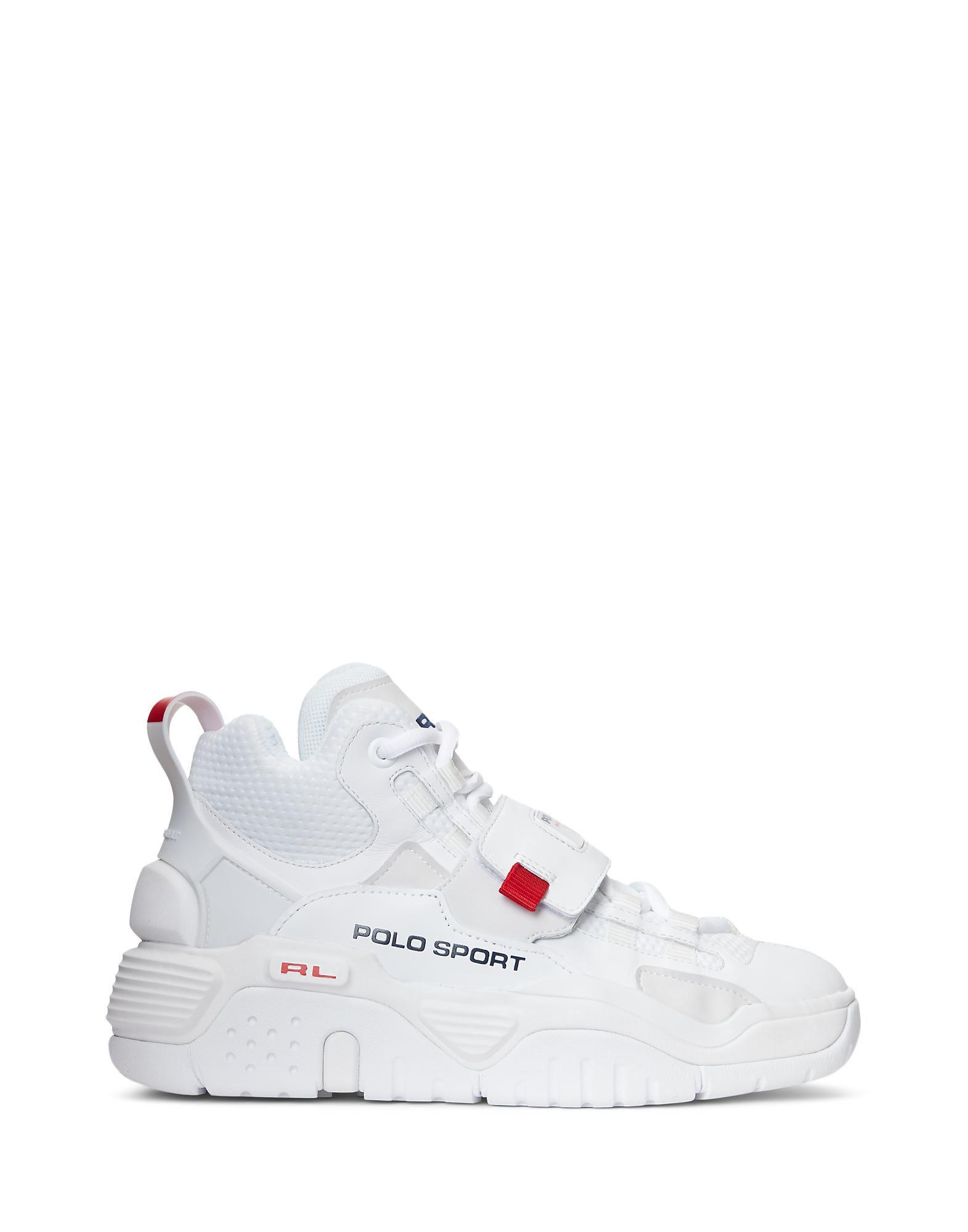 Polo Ralph Lauren Ps100 High-top Trainer in White for Men | Lyst