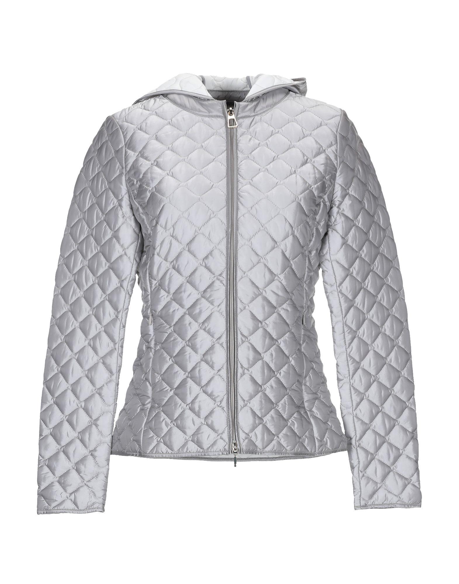 Geox Synthetic Down Jacket in Grey (Gray) Lyst