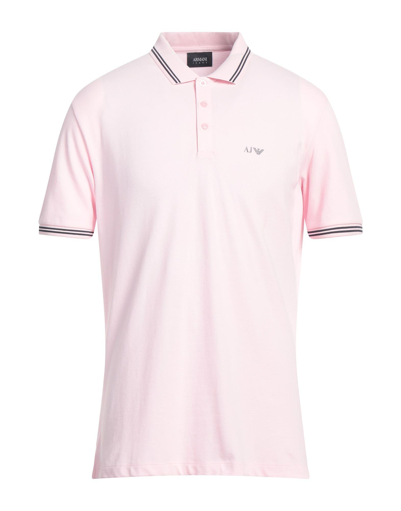 Armani Jeans Polo Shirt in Pink for Men Lyst UK
