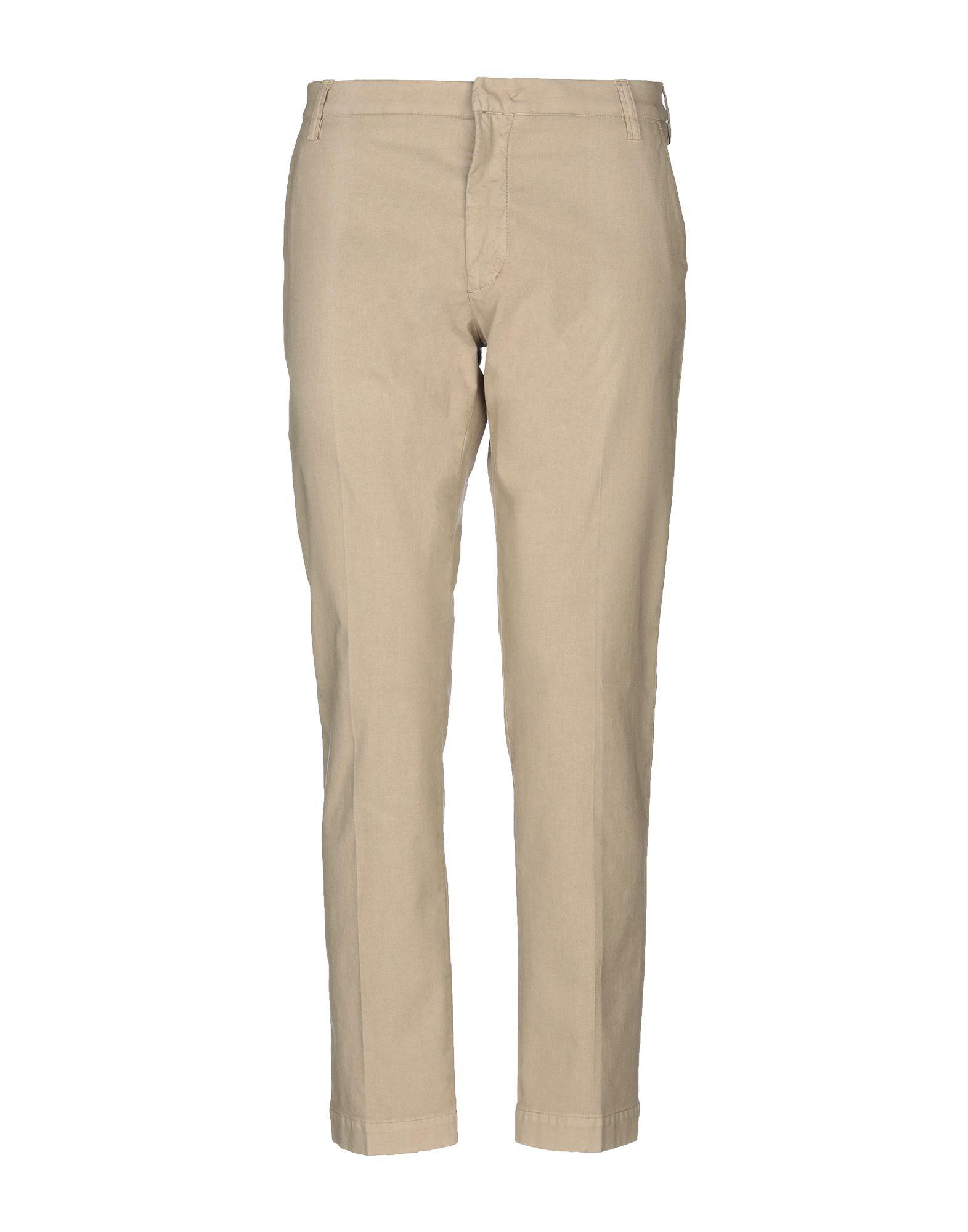 Entre Amis Cotton Casual Pants in Sand (Natural) for Men - Lyst