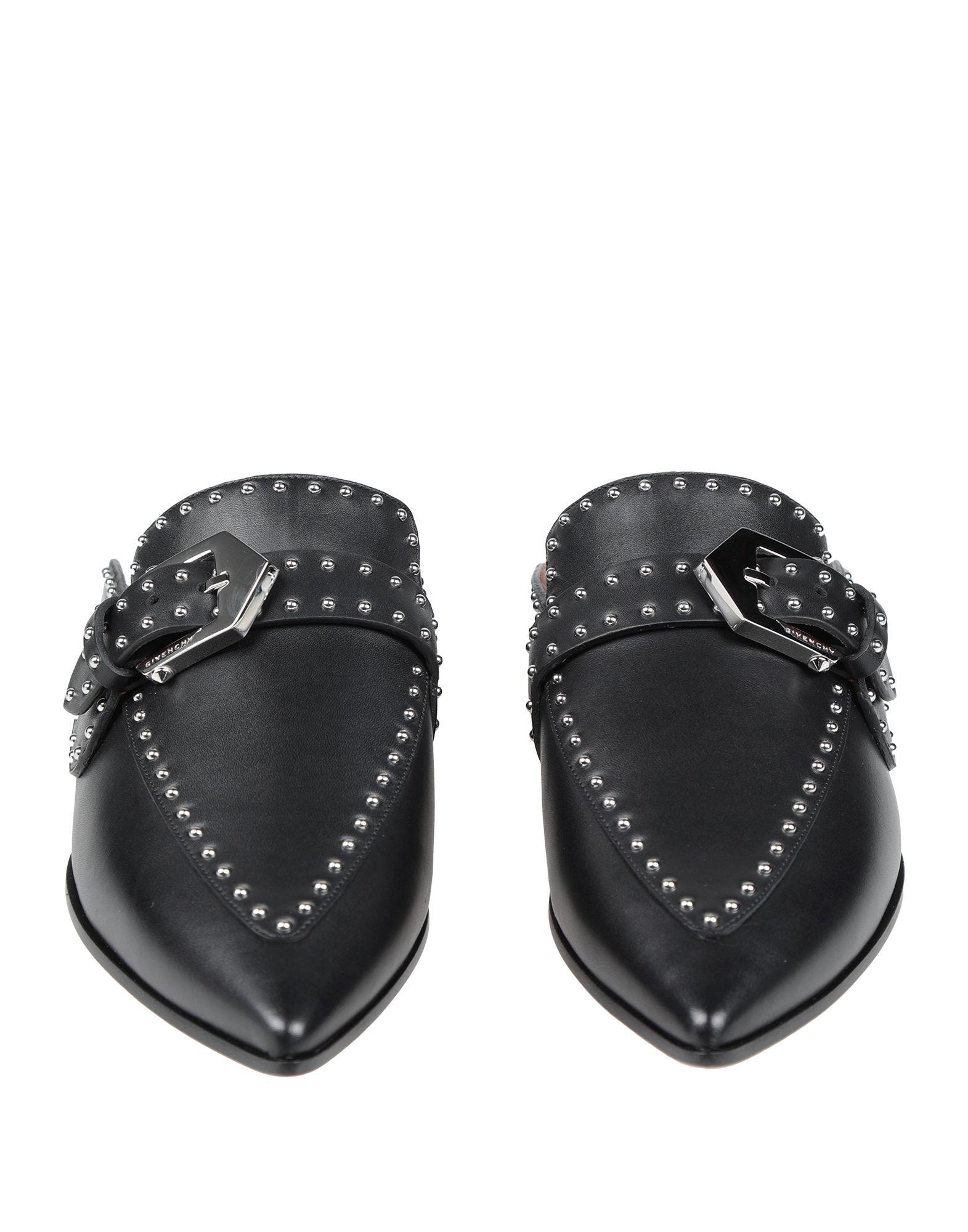 Givenchy Leather Mules in Black - Lyst