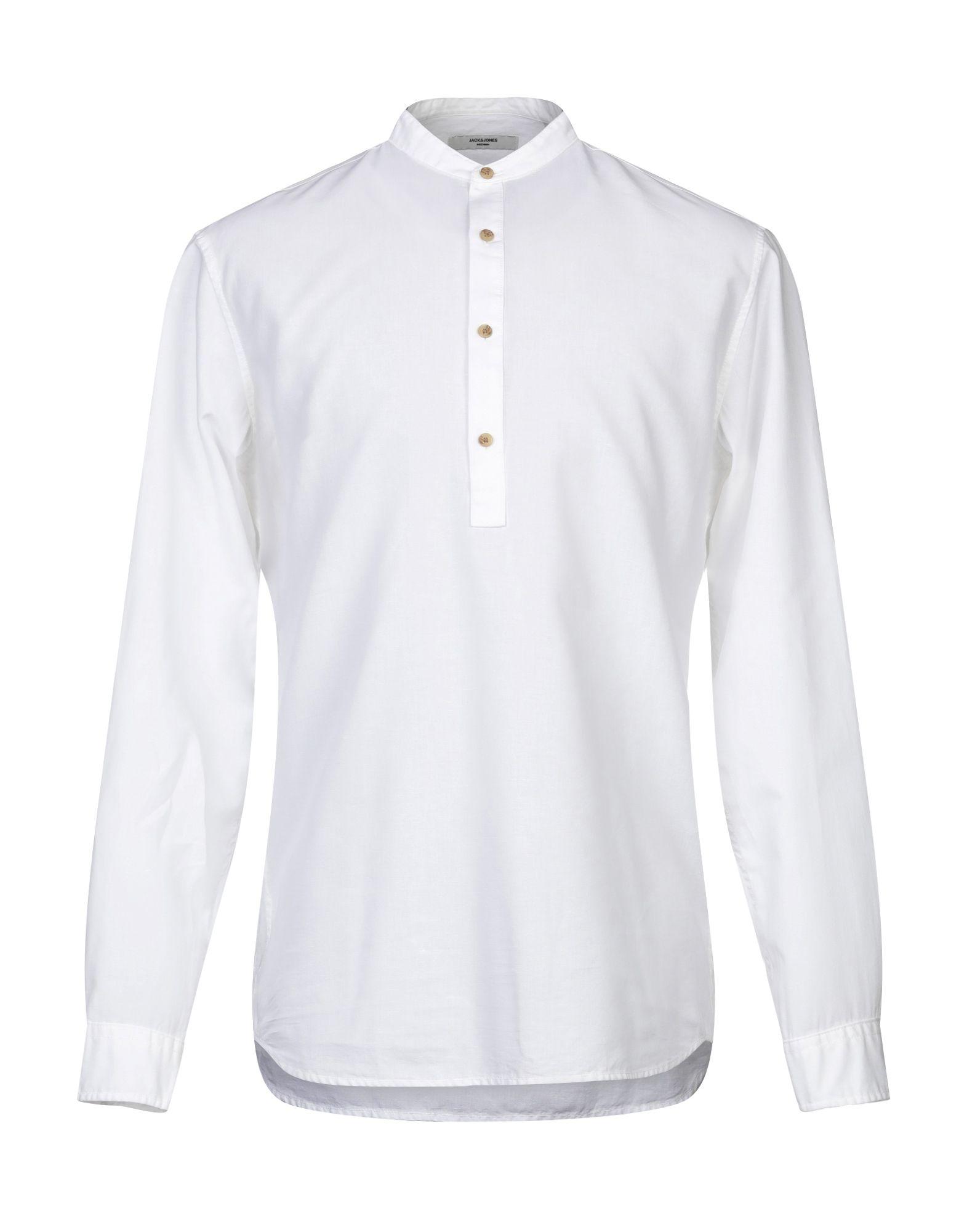Jack & Jones Cotton Shirt in White for Men - Lyst
