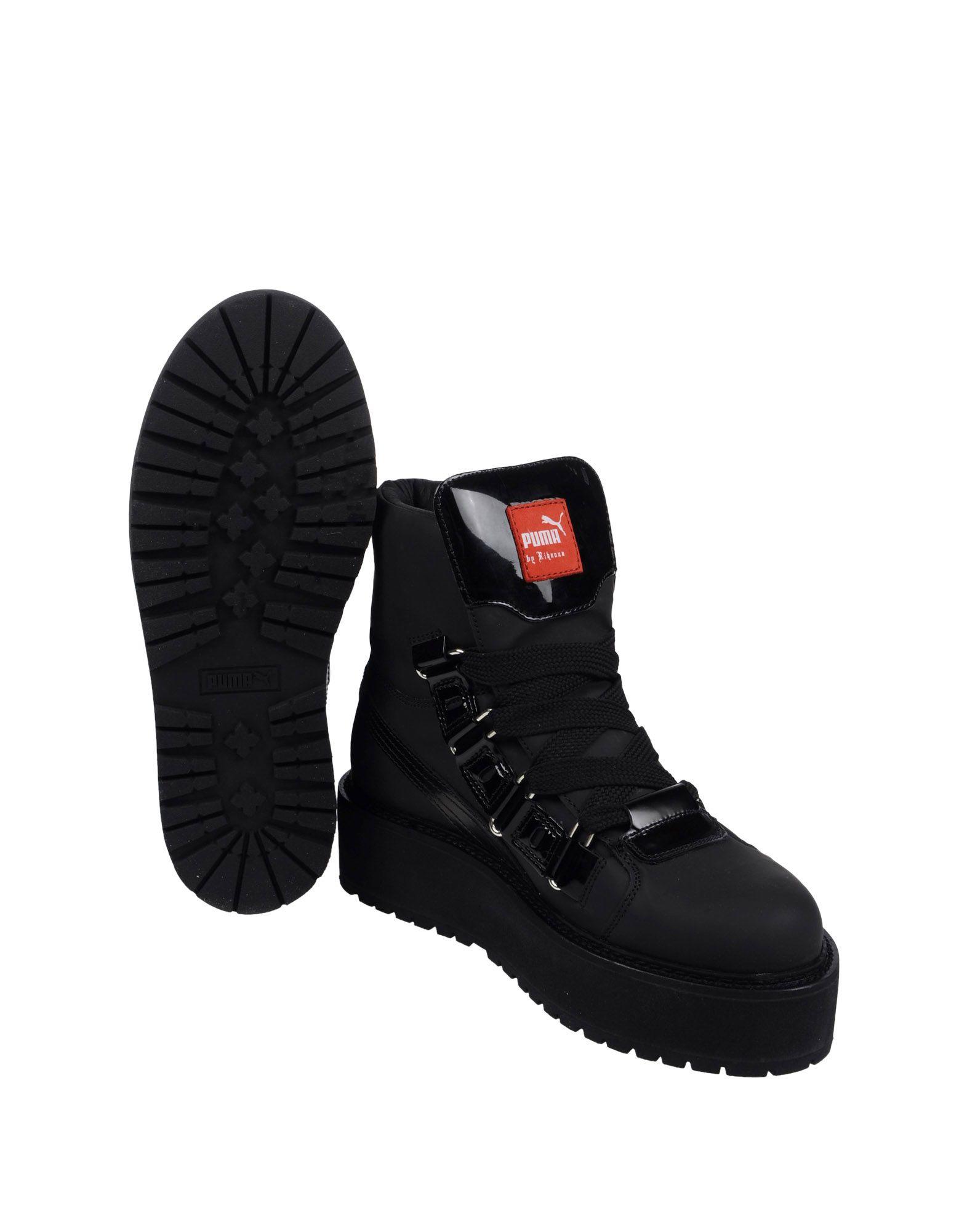 puma ankle shoes black