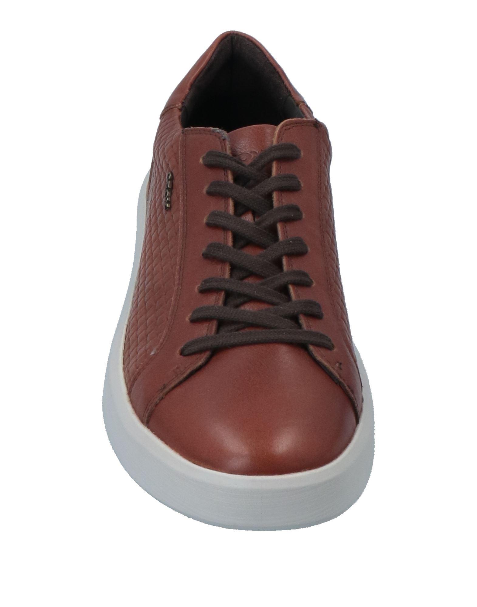 Ejecutable Digno Automático Geox Trainers in Brown for Men | Lyst