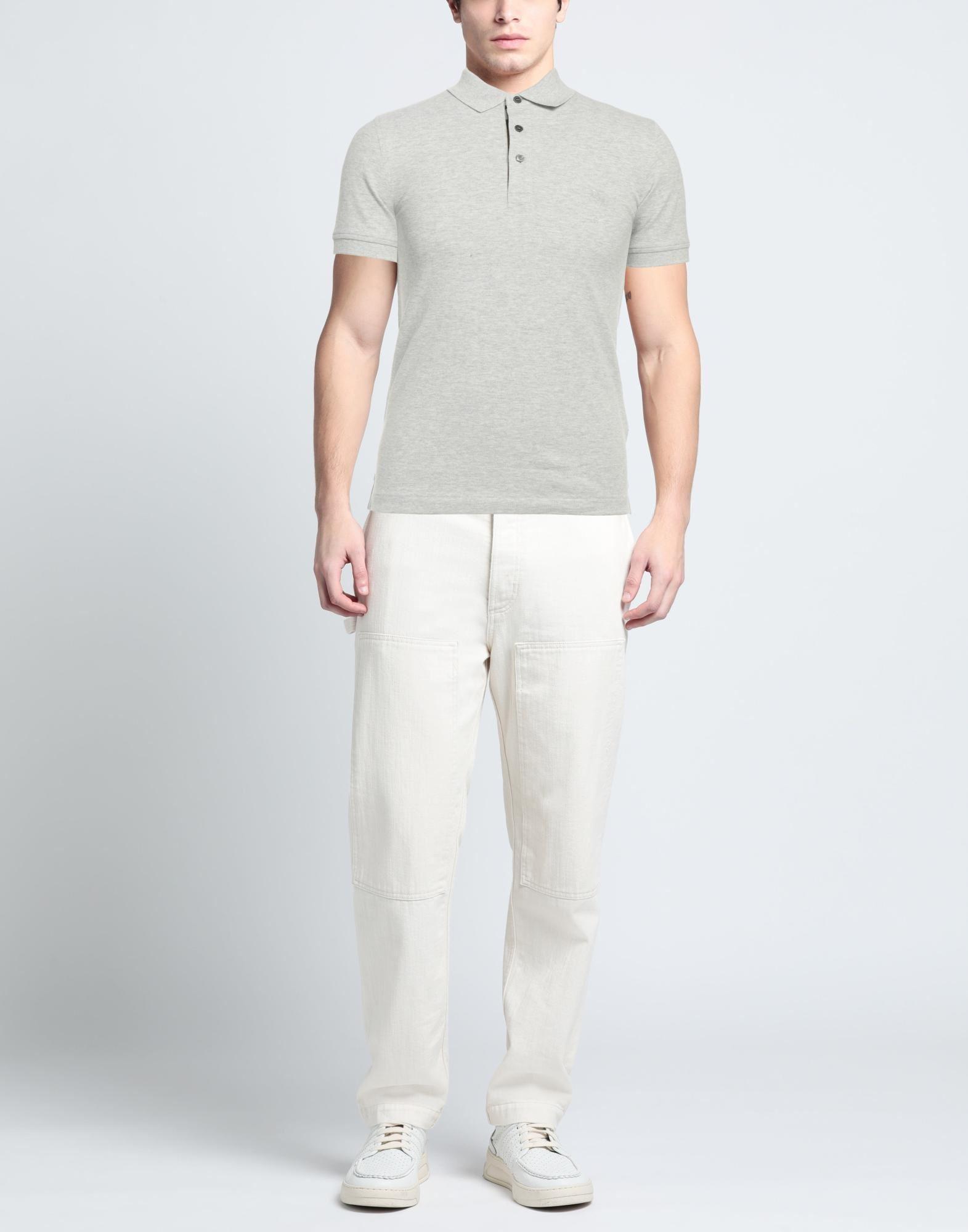 burberry polo shirt white