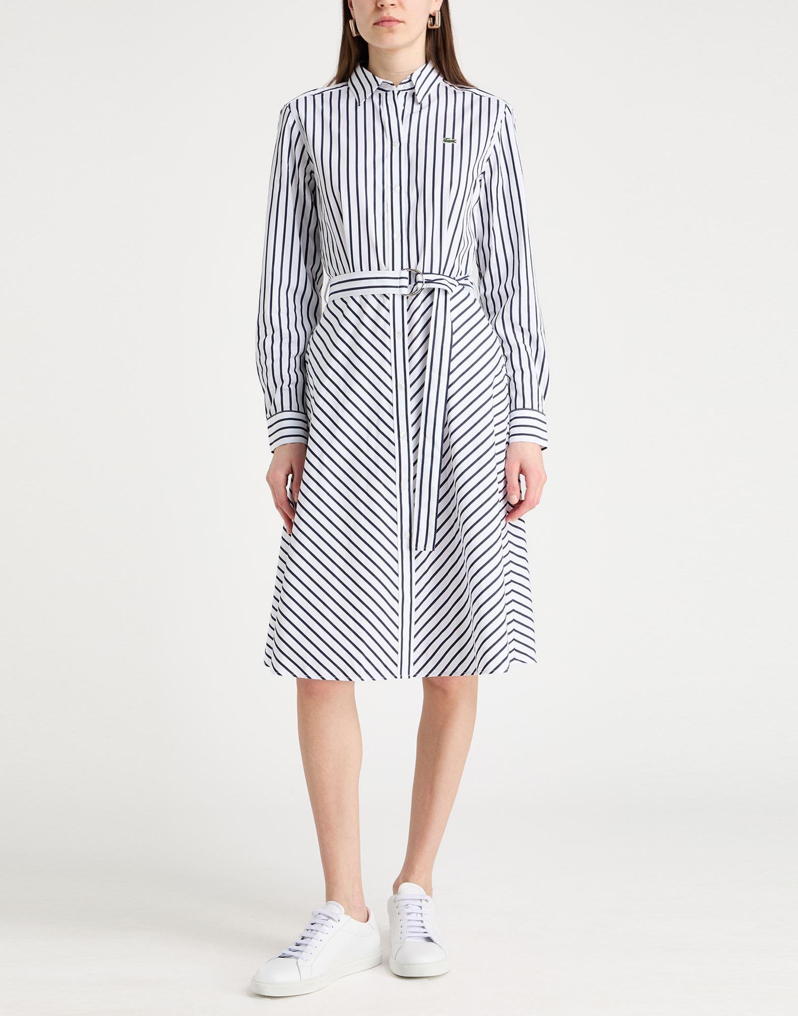 lacoste long sleeve dress Women's Long Sleeve Ribbed Wool Dress - Dresses - New In 2026