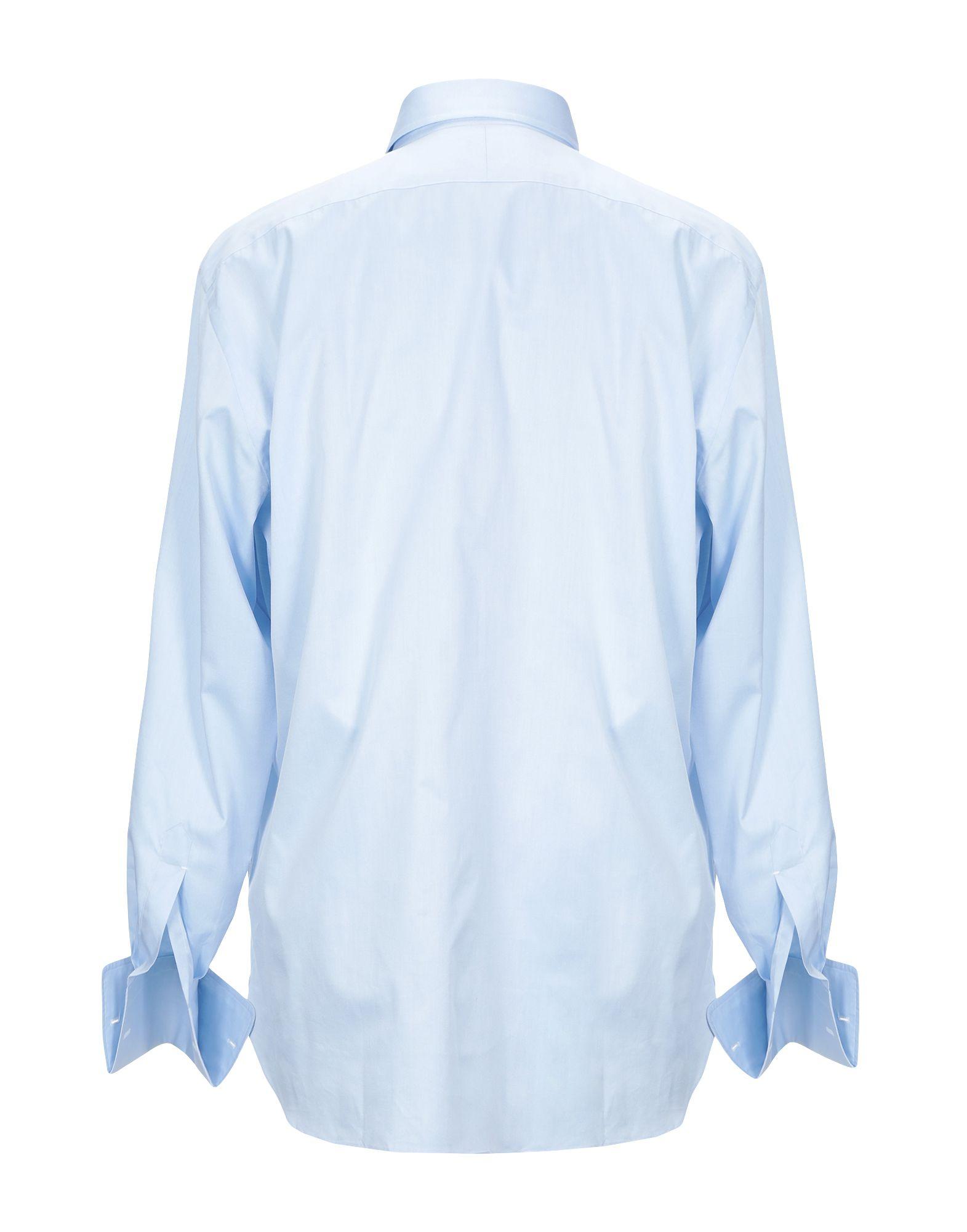 Truzzi Cotton Shirt in Sky Blue (Blue) for Men - Lyst