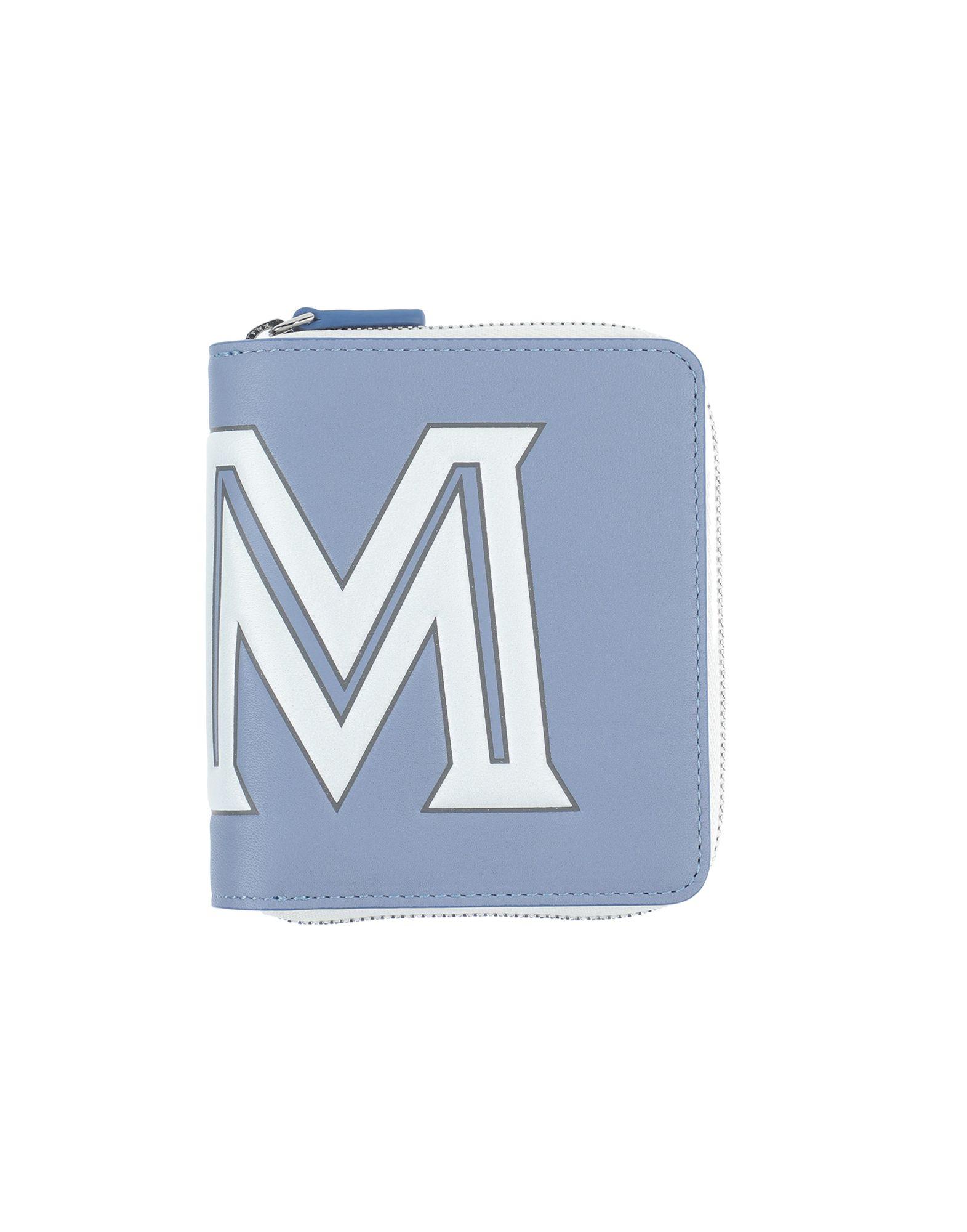 mcm blue wallet