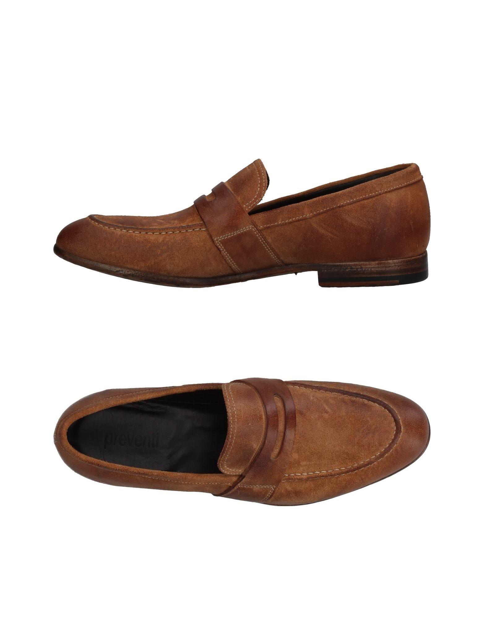 Preventi Leather Loafer in Camel (Brown) for Men Lyst
