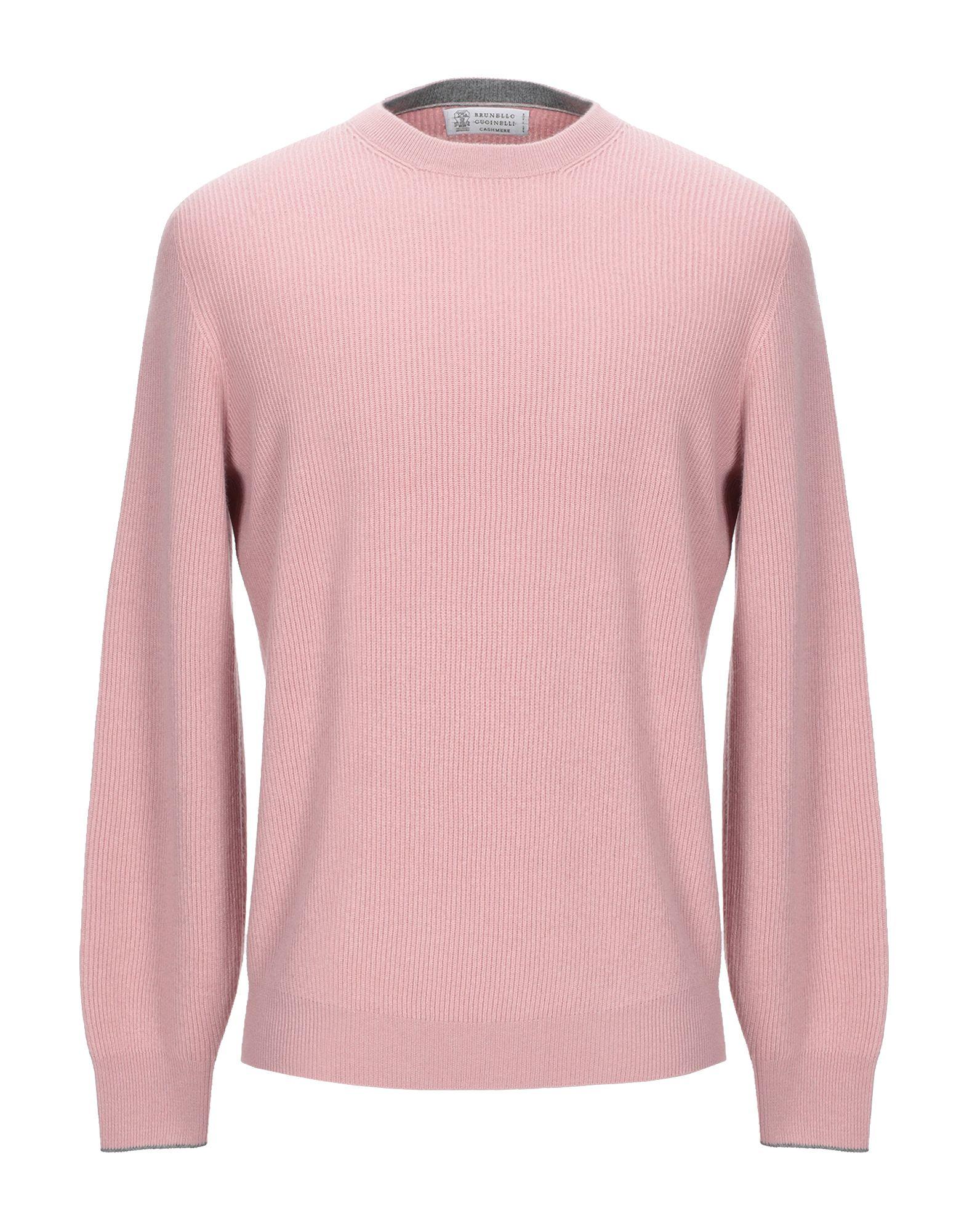 Brunello Cucinelli Sweater in Pink for Men - Lyst