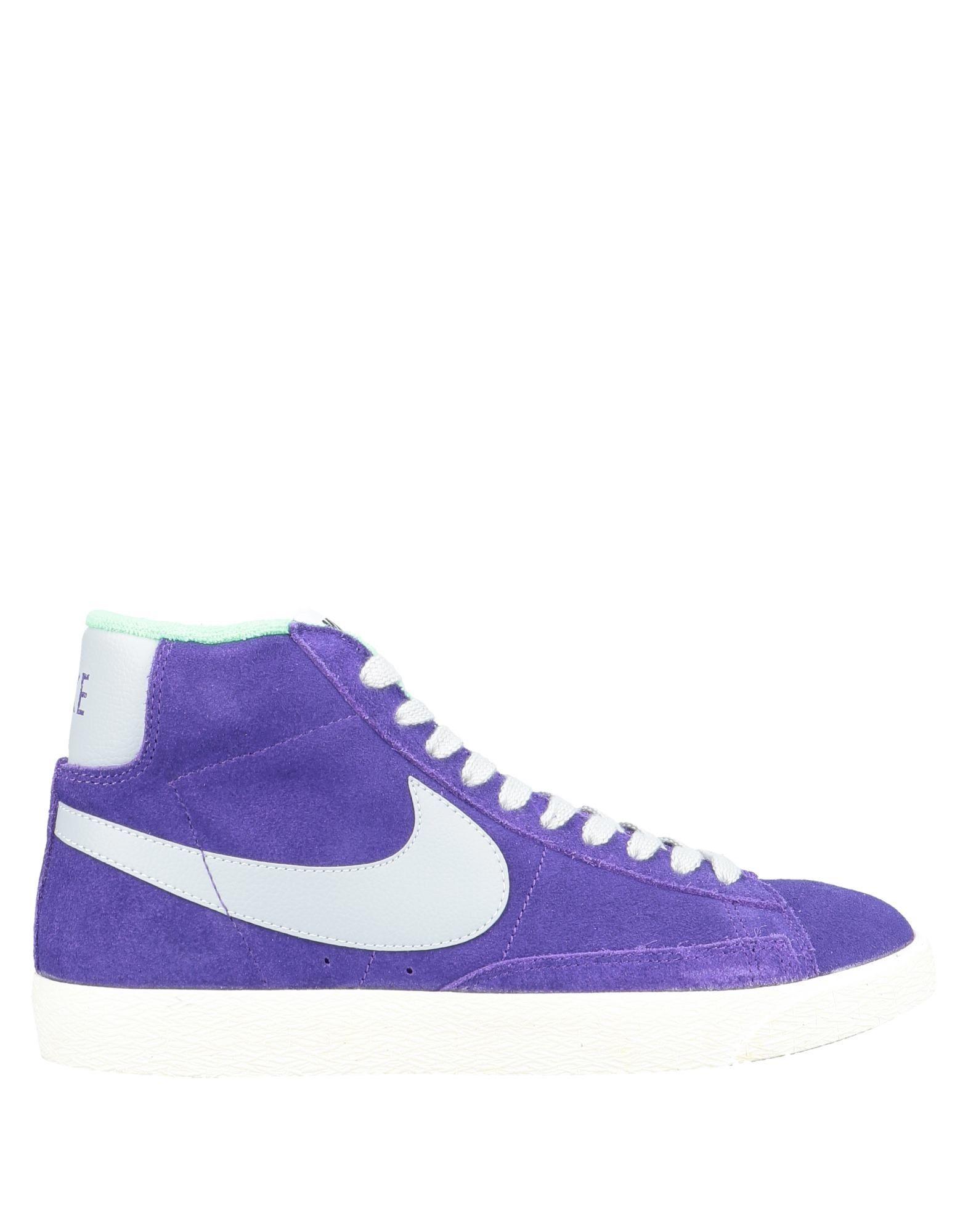 nike high tops black and purple