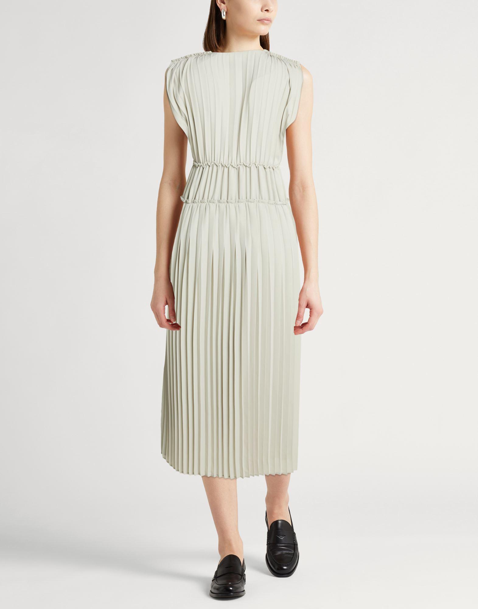beatrice pleated midi dress Pleated Waist Midi Dress BEATRICE