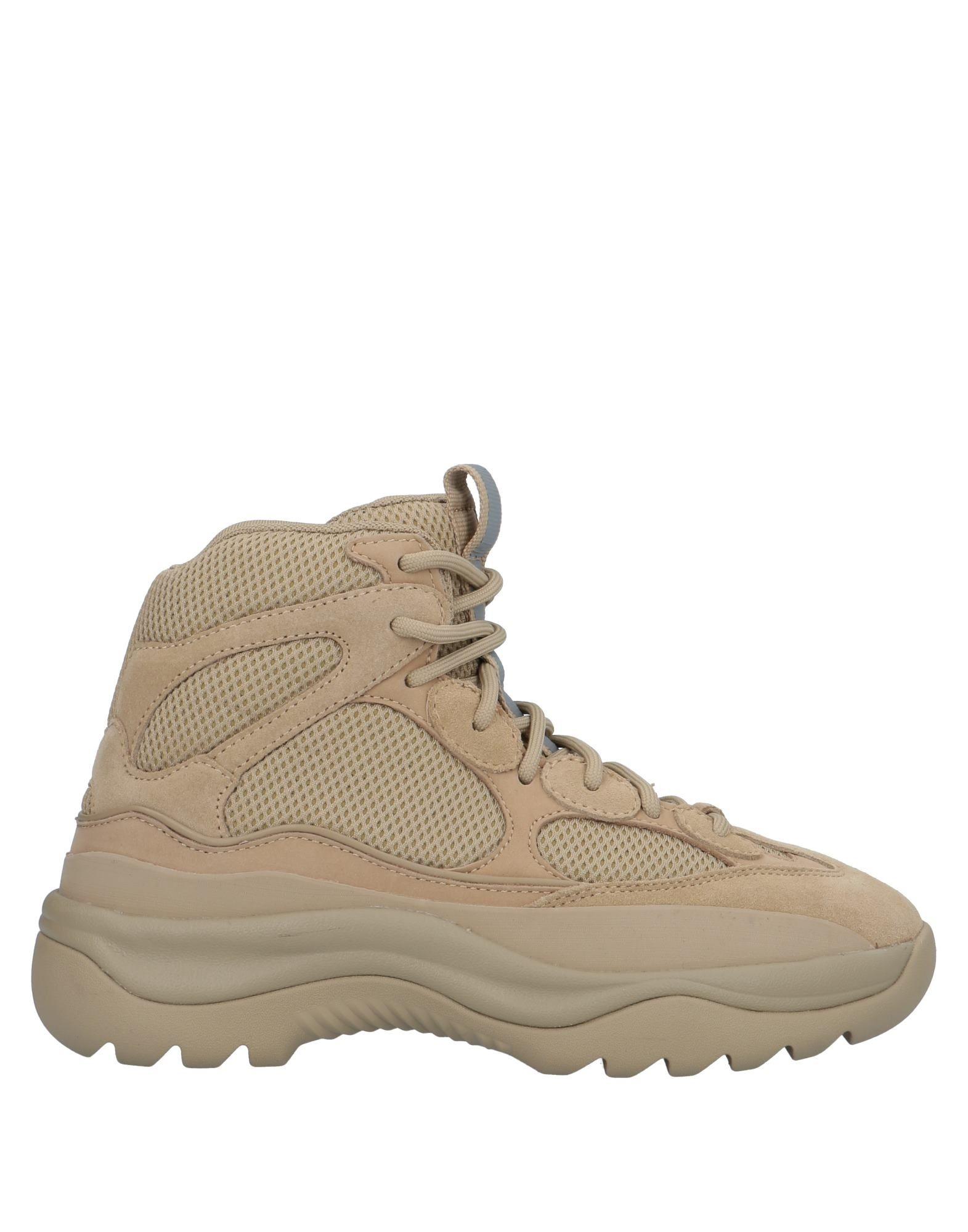 Yeezy Leather High-tops & Sneakers in Beige (Natural) for Men - Lyst