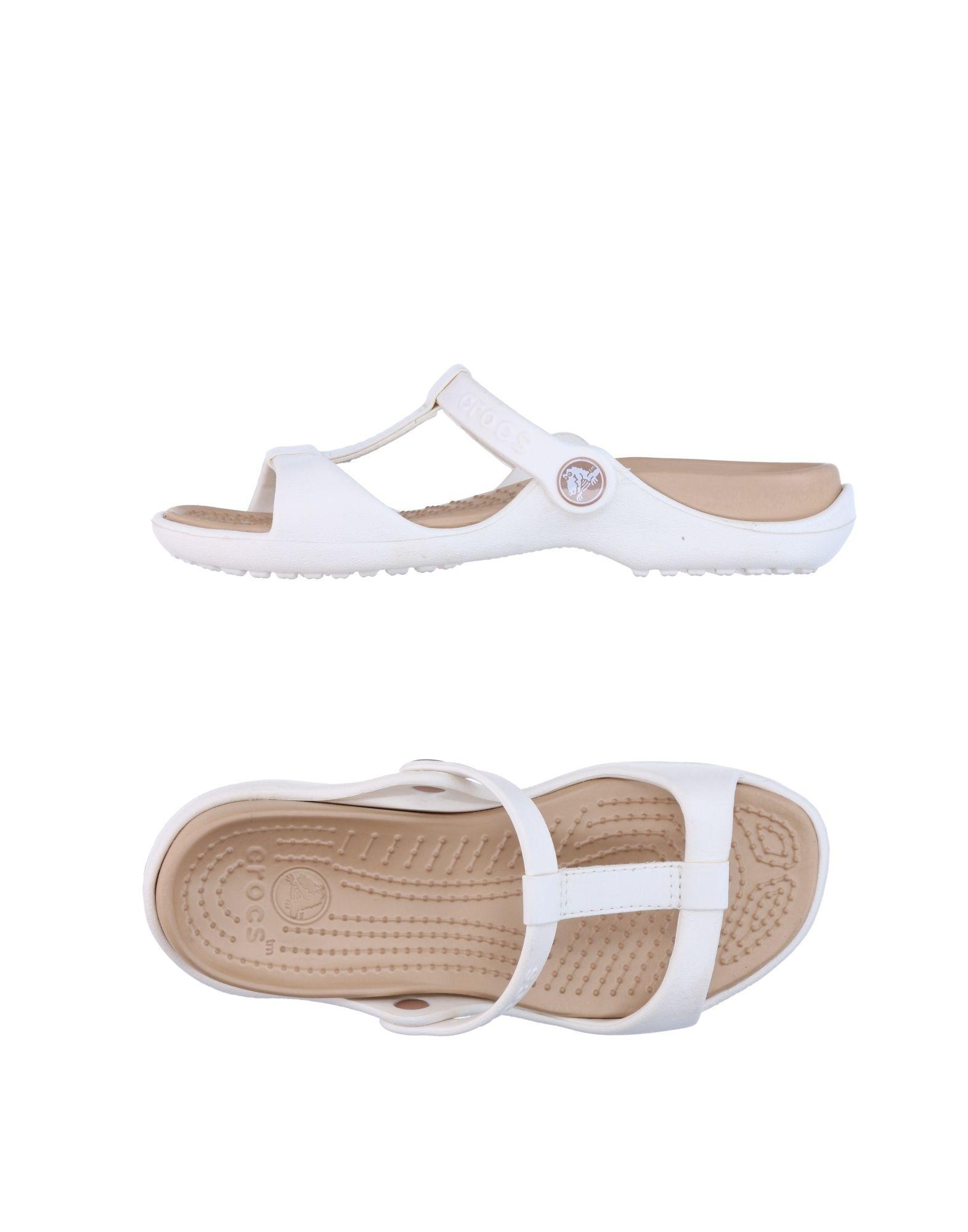  Crocs   Rubber Sandals  in White  Lyst