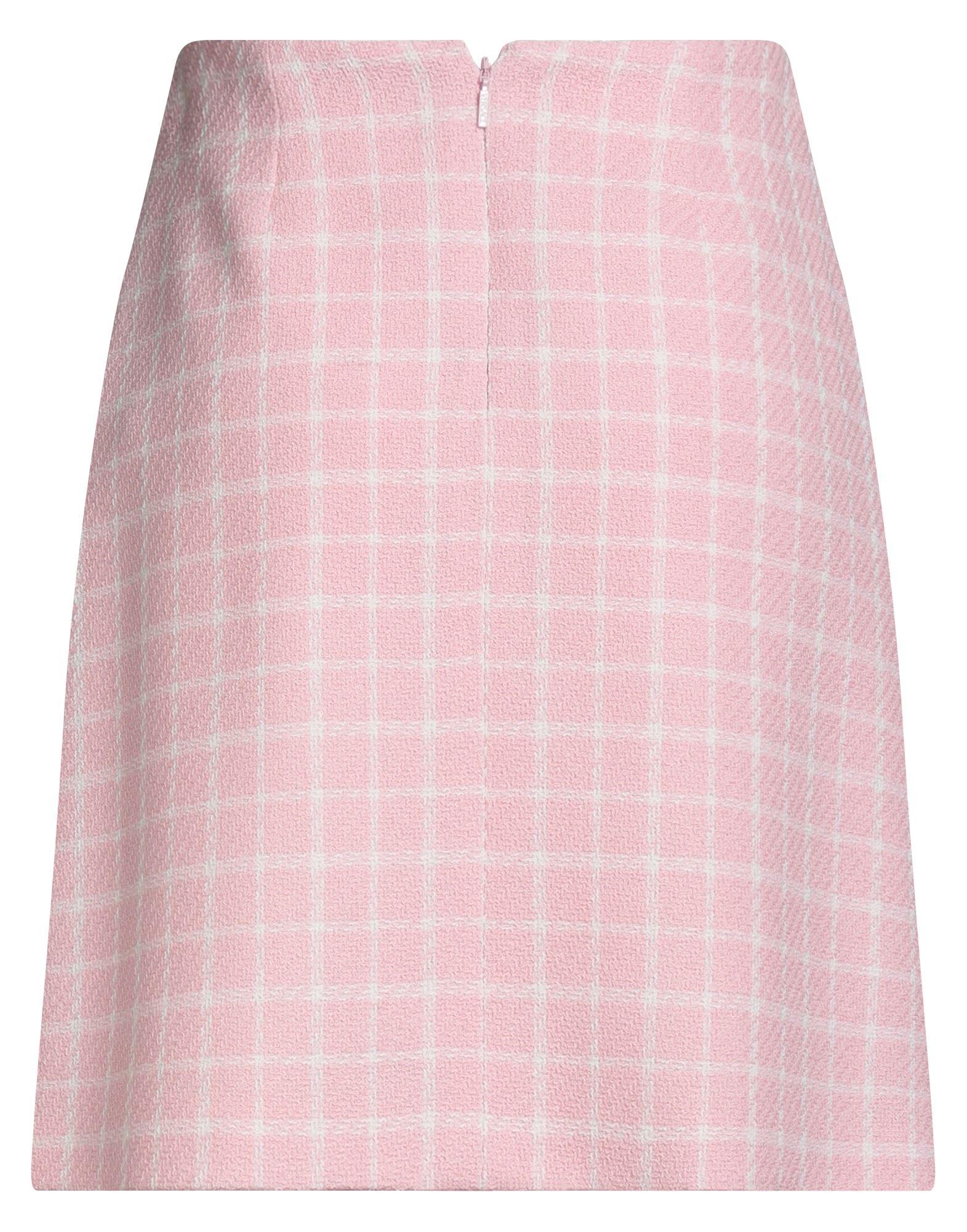 スカート VERSACE Women Skirts 10087431A06392 Pink Pink Contrasto Miniskirt by Versace on Sale