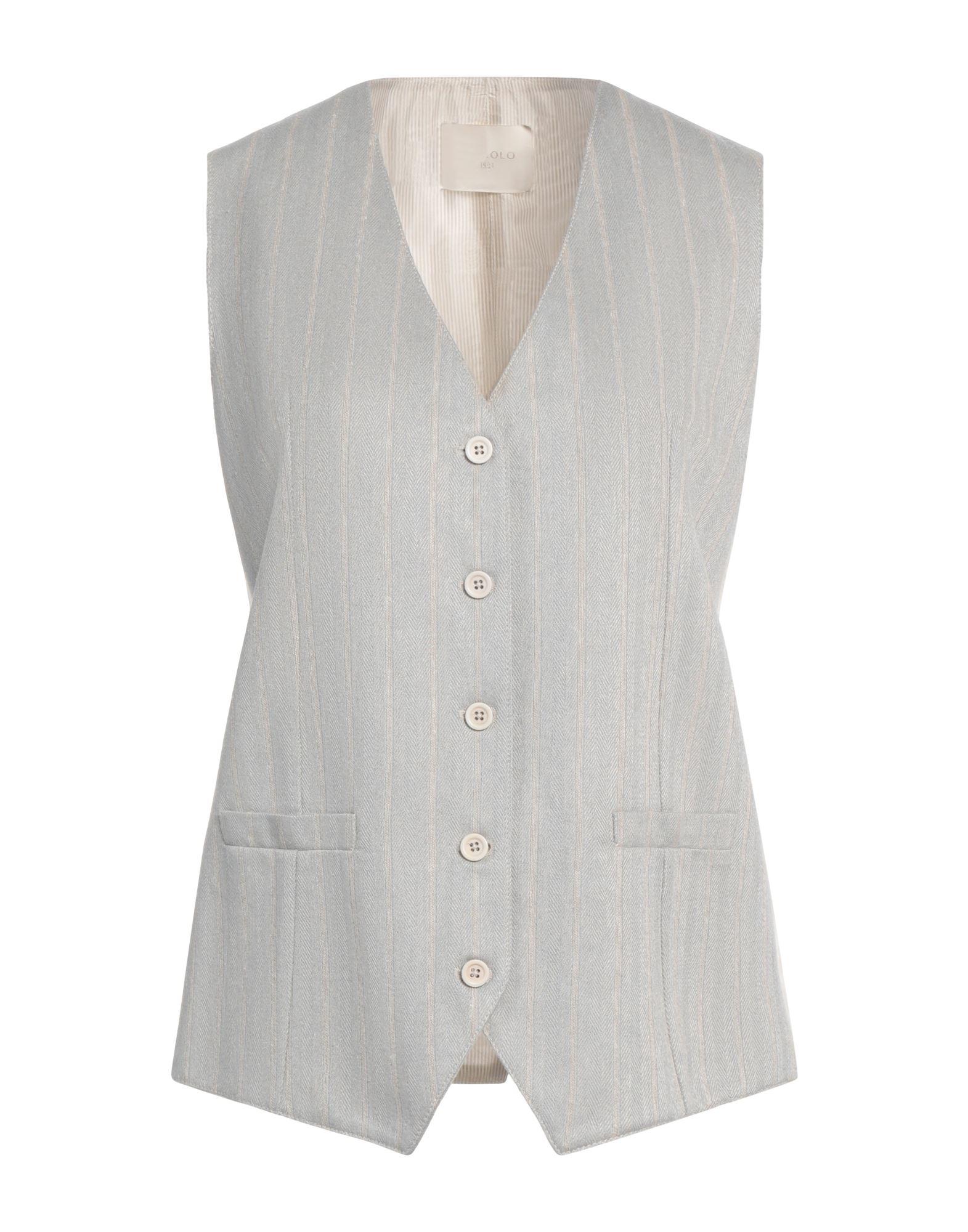 ベスト・ジレ CIRCOLO 1901 Women Vests FD3486 BLUE Grey Circolo 1901 Waistcoats and gilets for Women | Online Sale
