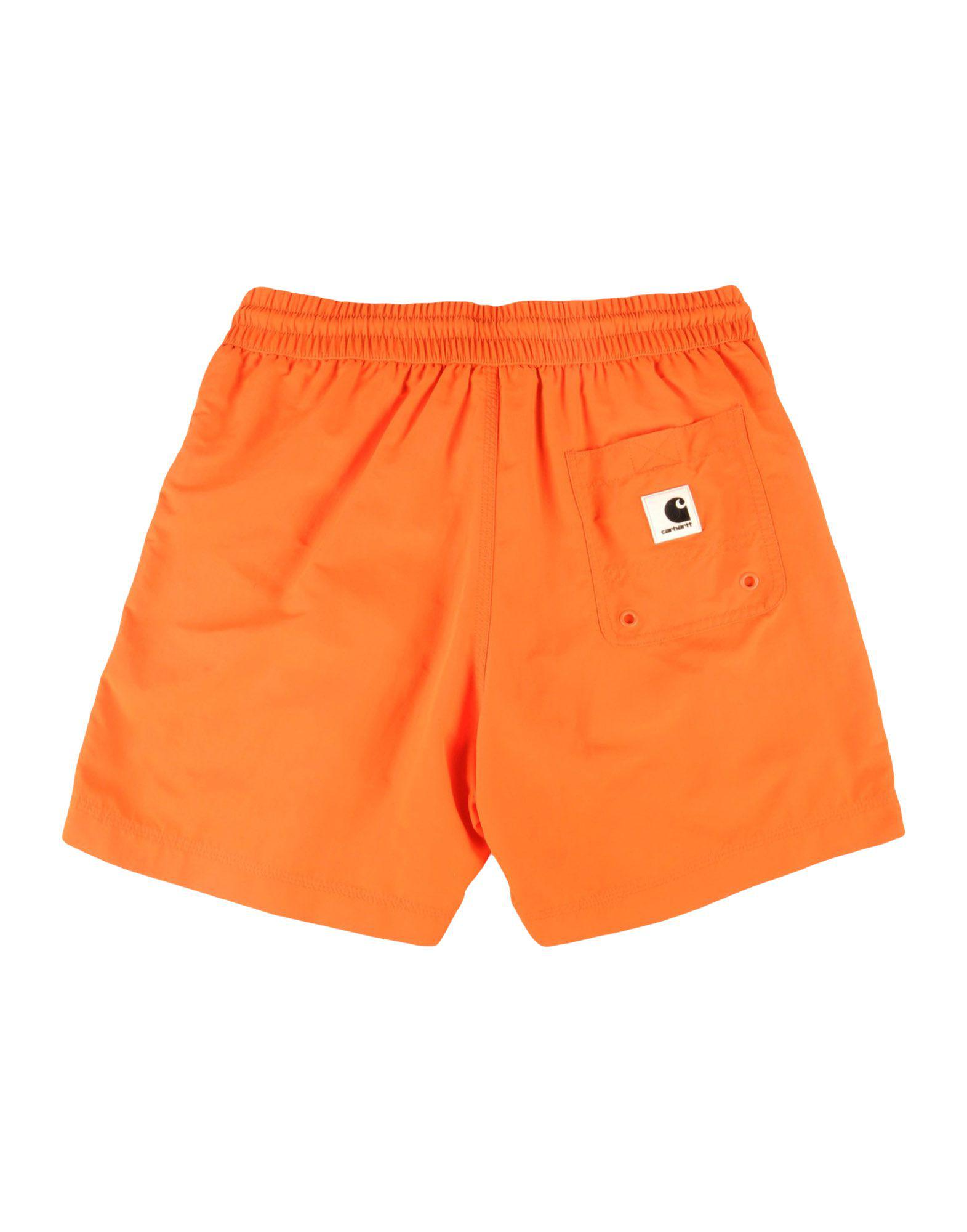 Lyst - Carhartt Swim Trunks in Orange for Men