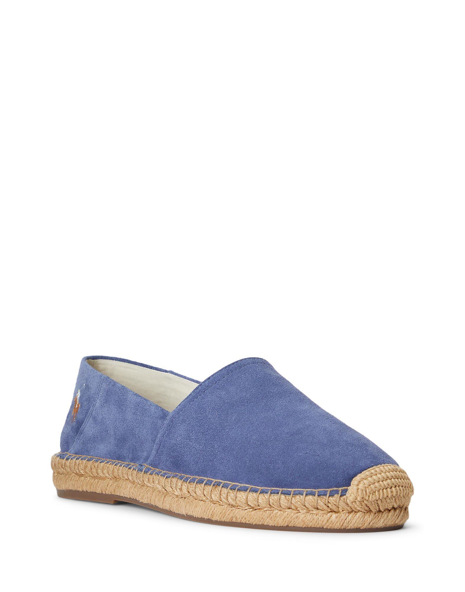 Polo Ralph Lauren Cevio Suede Espadrille in Blue for Men | Lyst