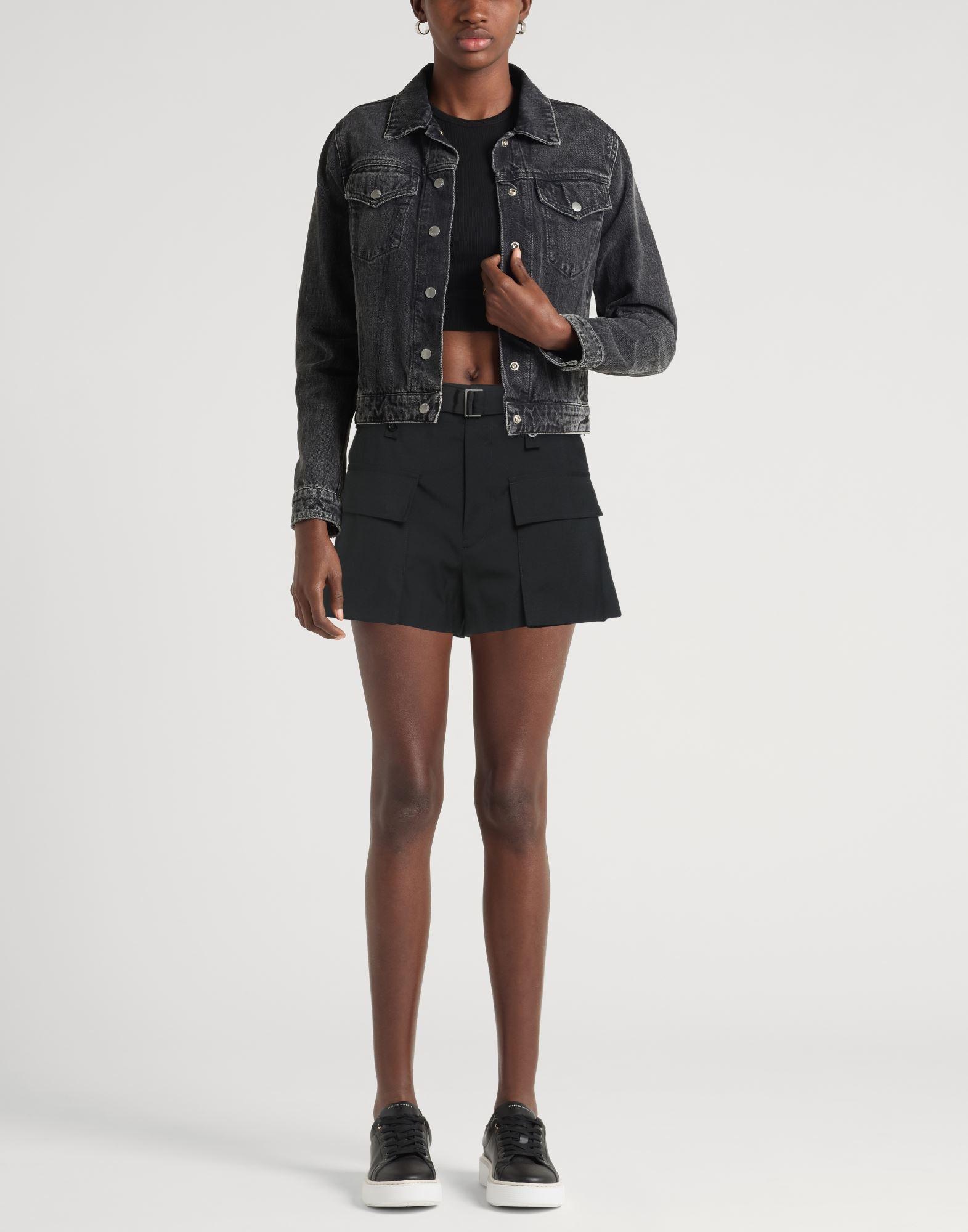 ショートパンツ SACAI Wool blend shorts Chalk stripe wool-blend shorts in blue - Sacai | Mytheresa