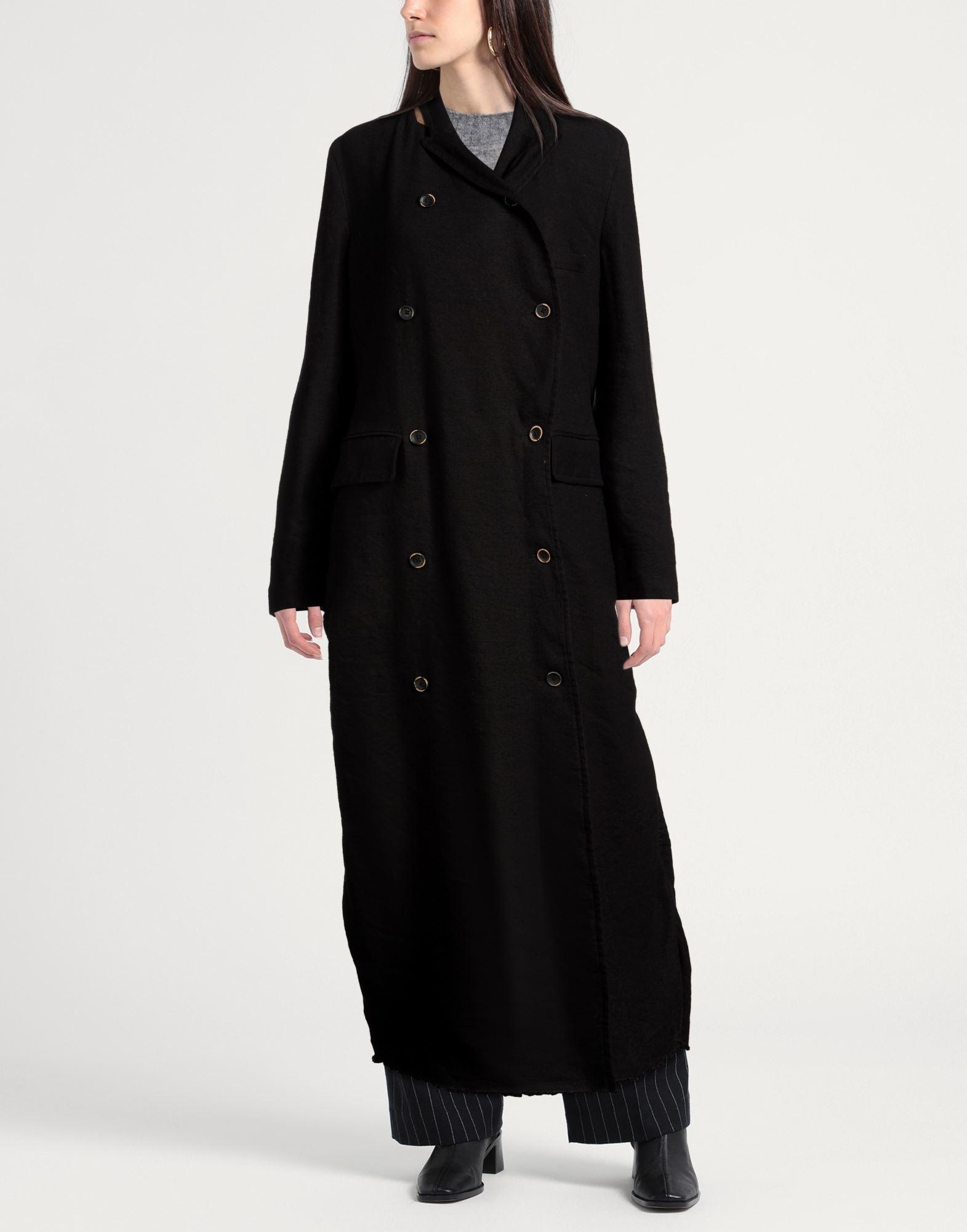Uma Wang Carlo Coat ドラゴン柄ロングコート 黒と金色 Uma Wang Long coats and winter coats for Women | Online Sale up to