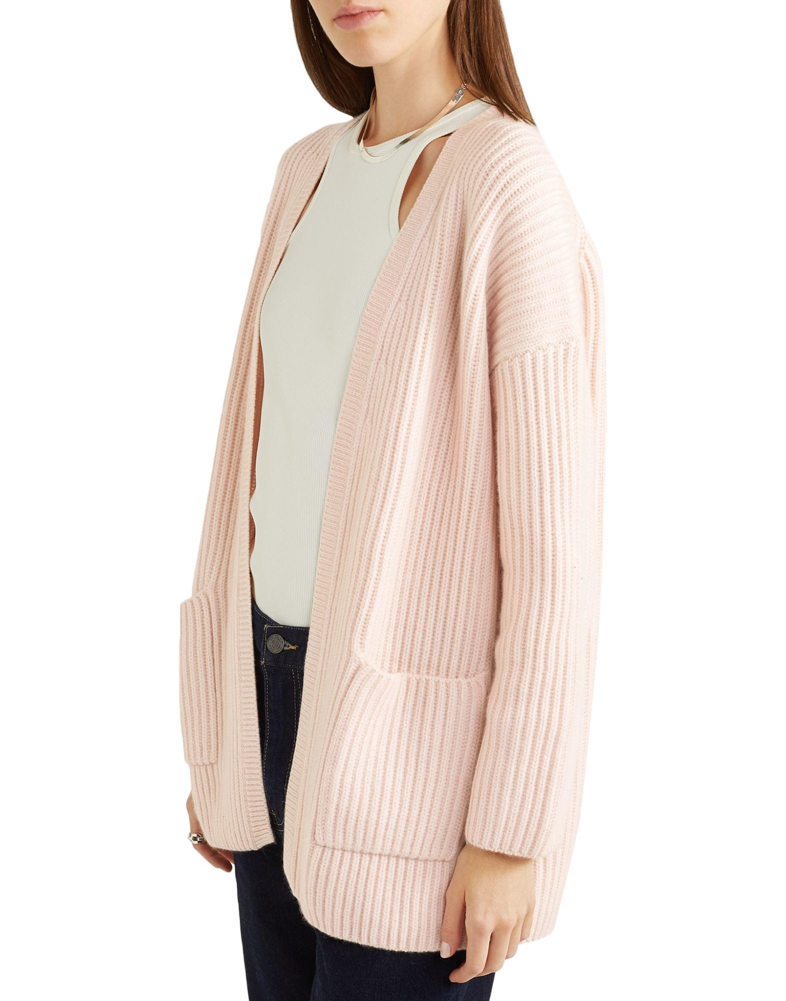 Allude Cashmere Cardigan in Light Pink (Pink) Lyst