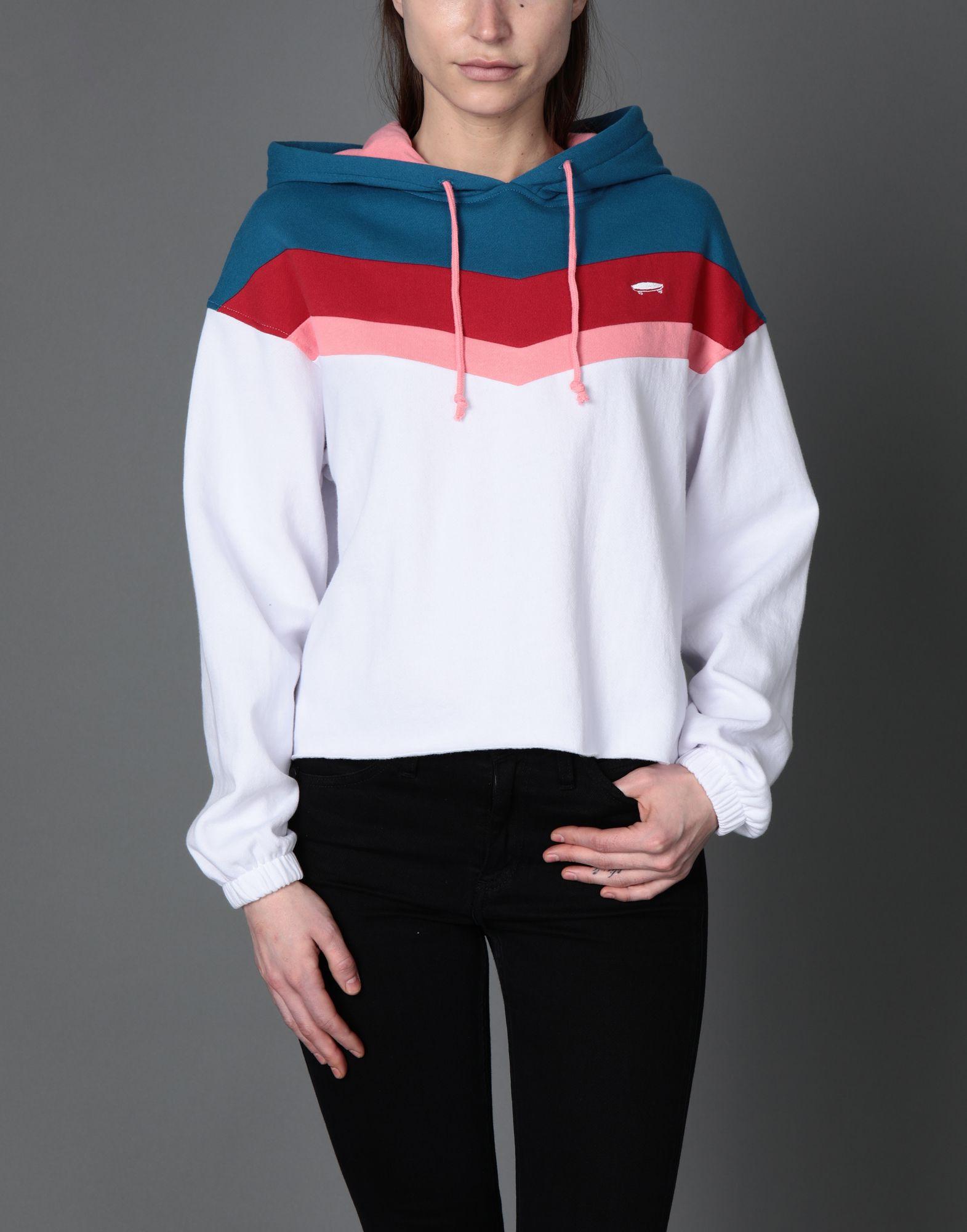 Vans Inverce Hoodie Women's Sweatshirt In White - Lyst