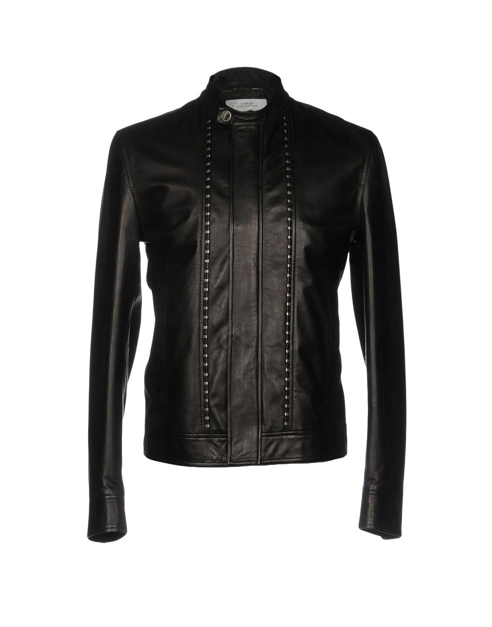 versace jacket mens black
