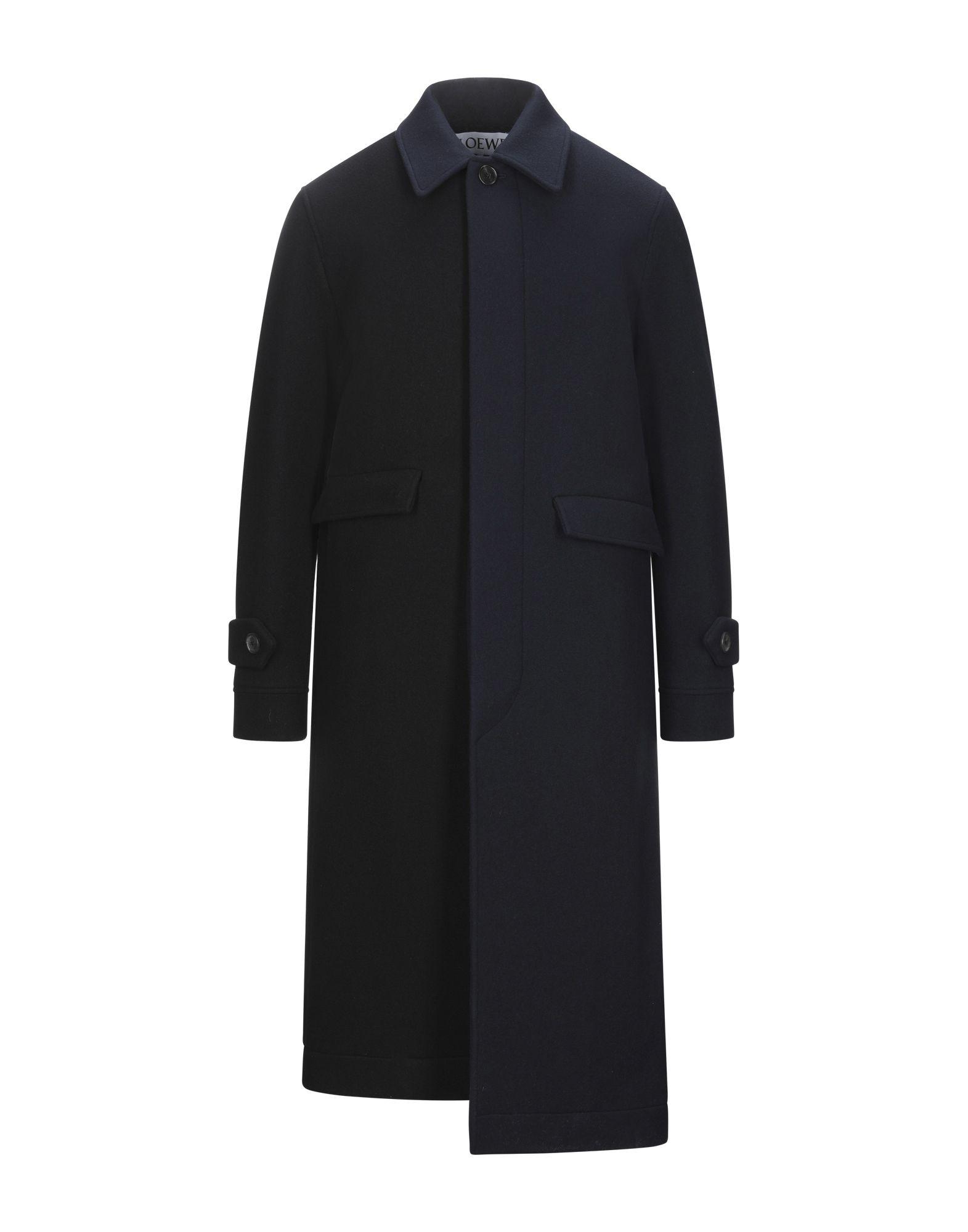 【 LOEWE 】Midnight Blue Wool Coat ☆ Loewe Midnight Blue Wool Coat | italist